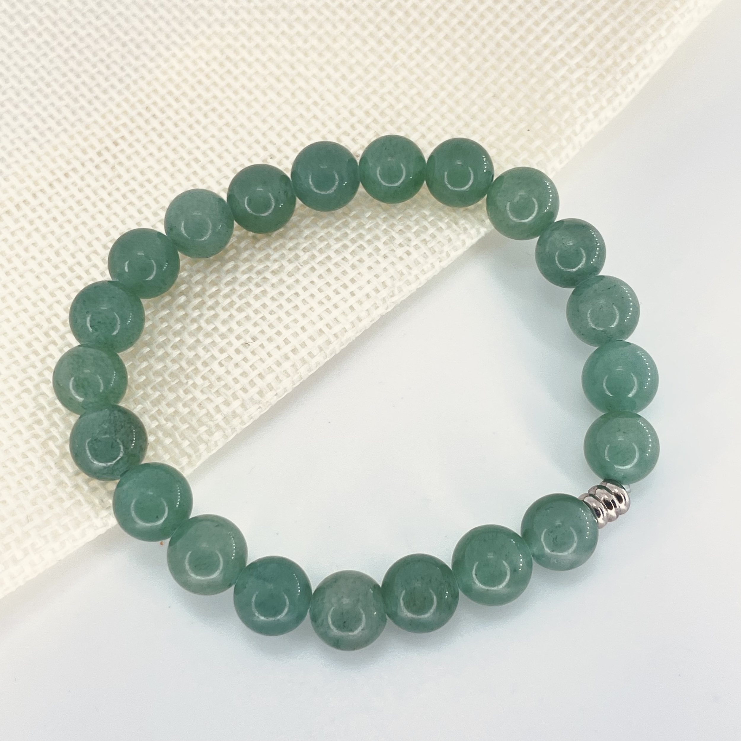 Bracelet perles 8 mm Aventurine