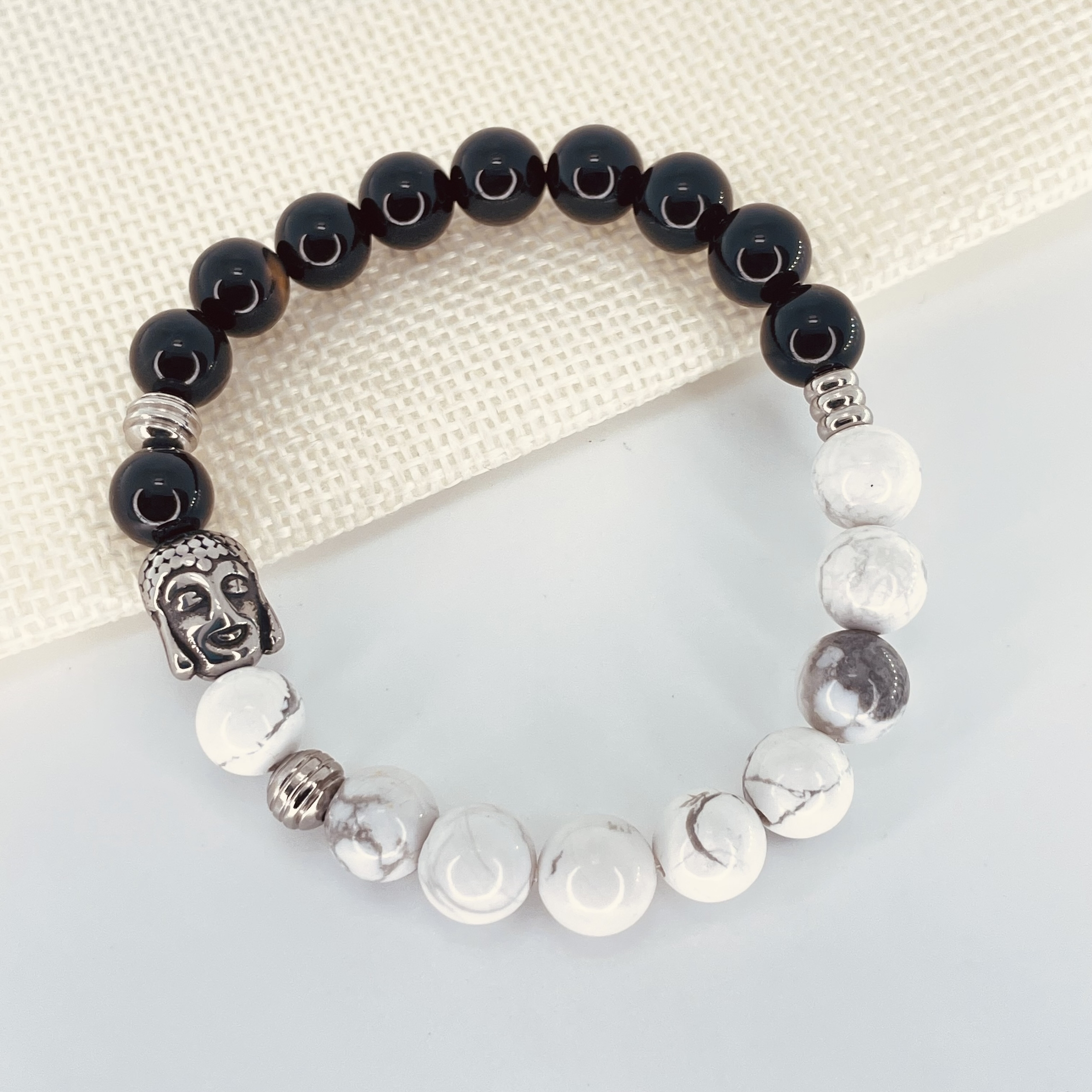 Bracelet perles Yin Yang collection douceur de vivre