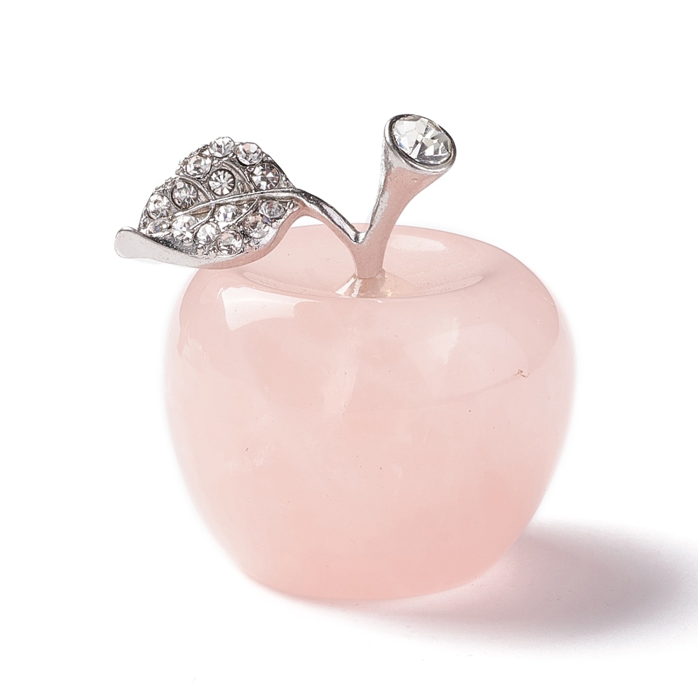 Pomme Quartz rose en pierre naturelle