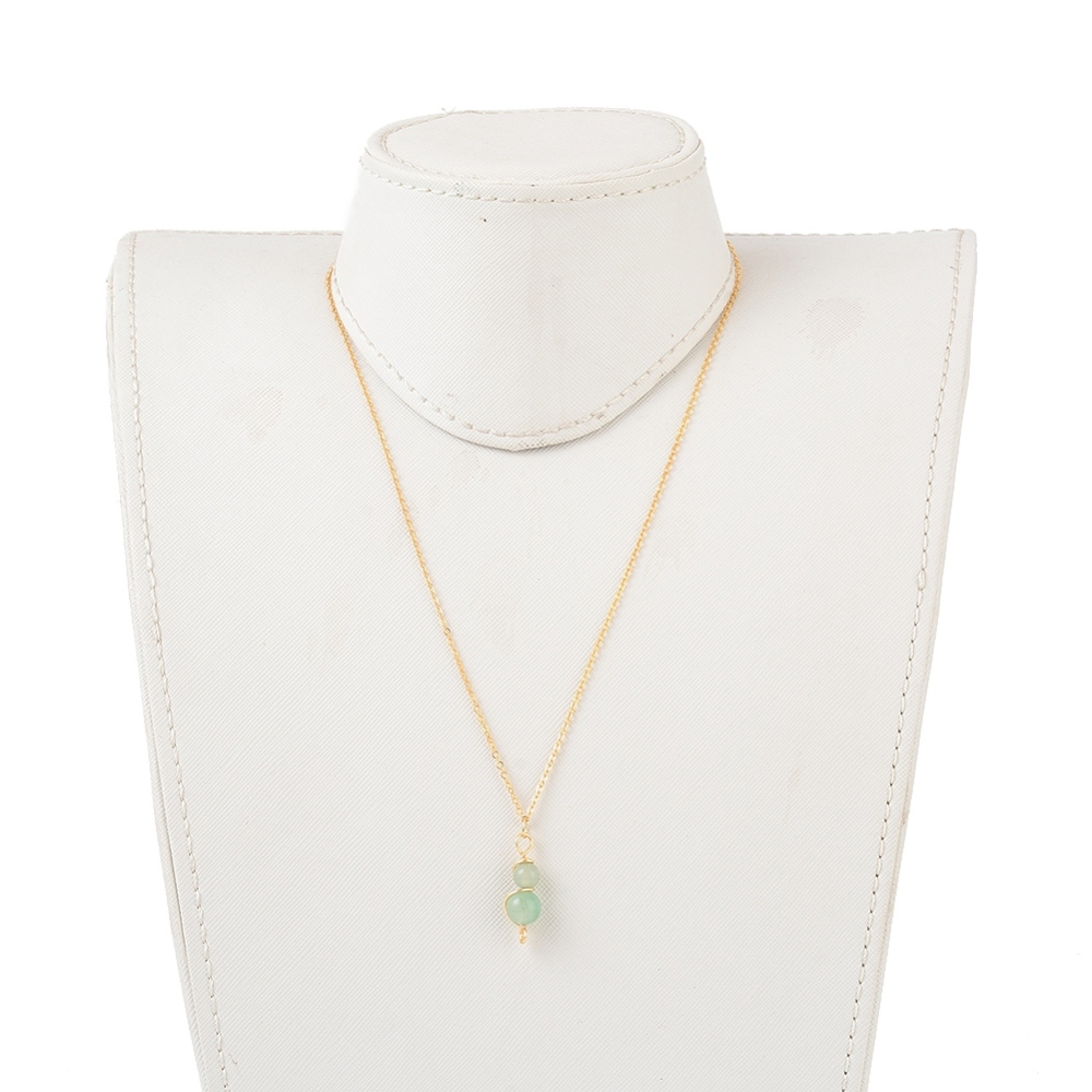 COLLIER-AVENTURINE-METAL-OR-SPIRALE-PIERRES-DU-MONDE-VOSGES-4