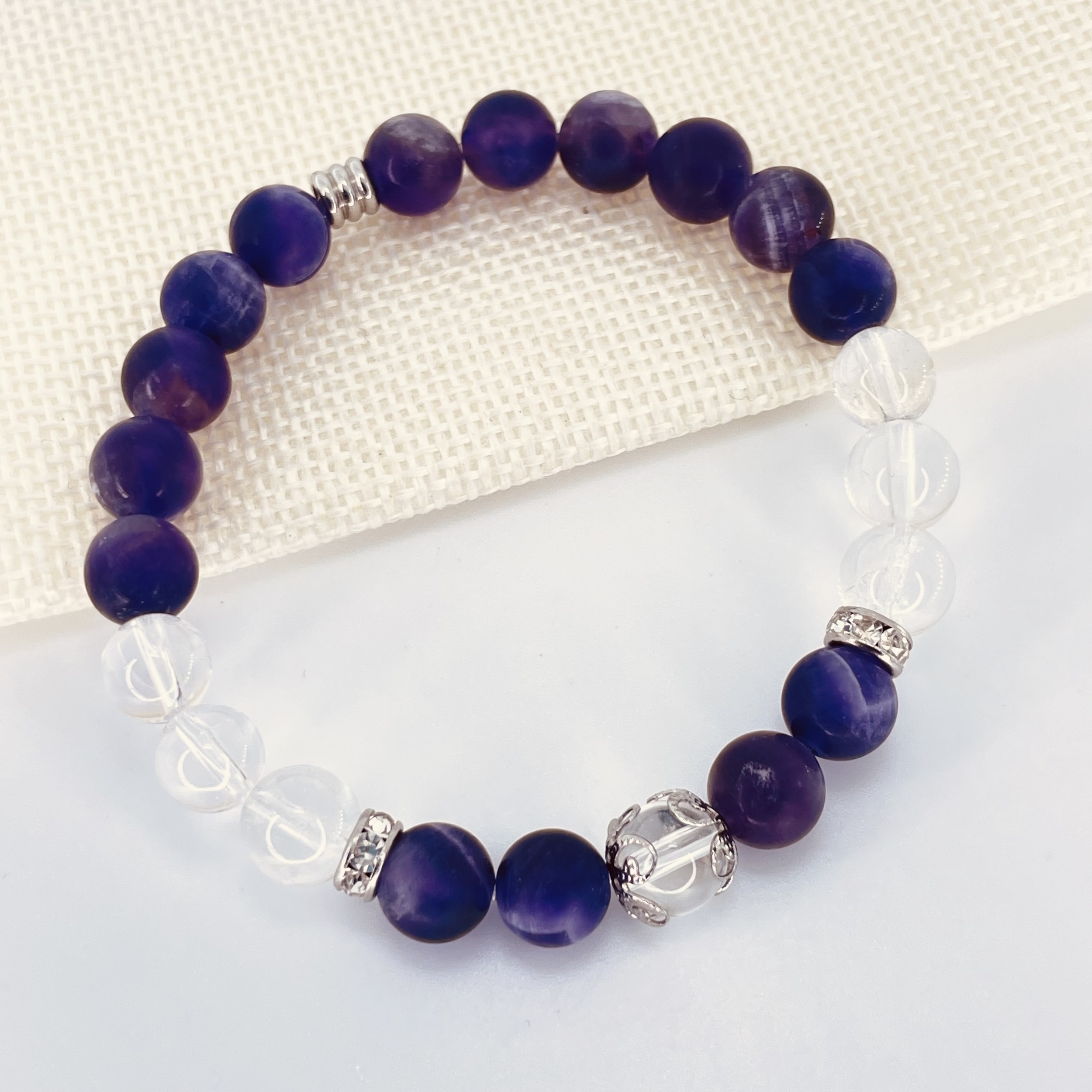 Bracelet perles Ode à la nuit collection douceur de vivre
