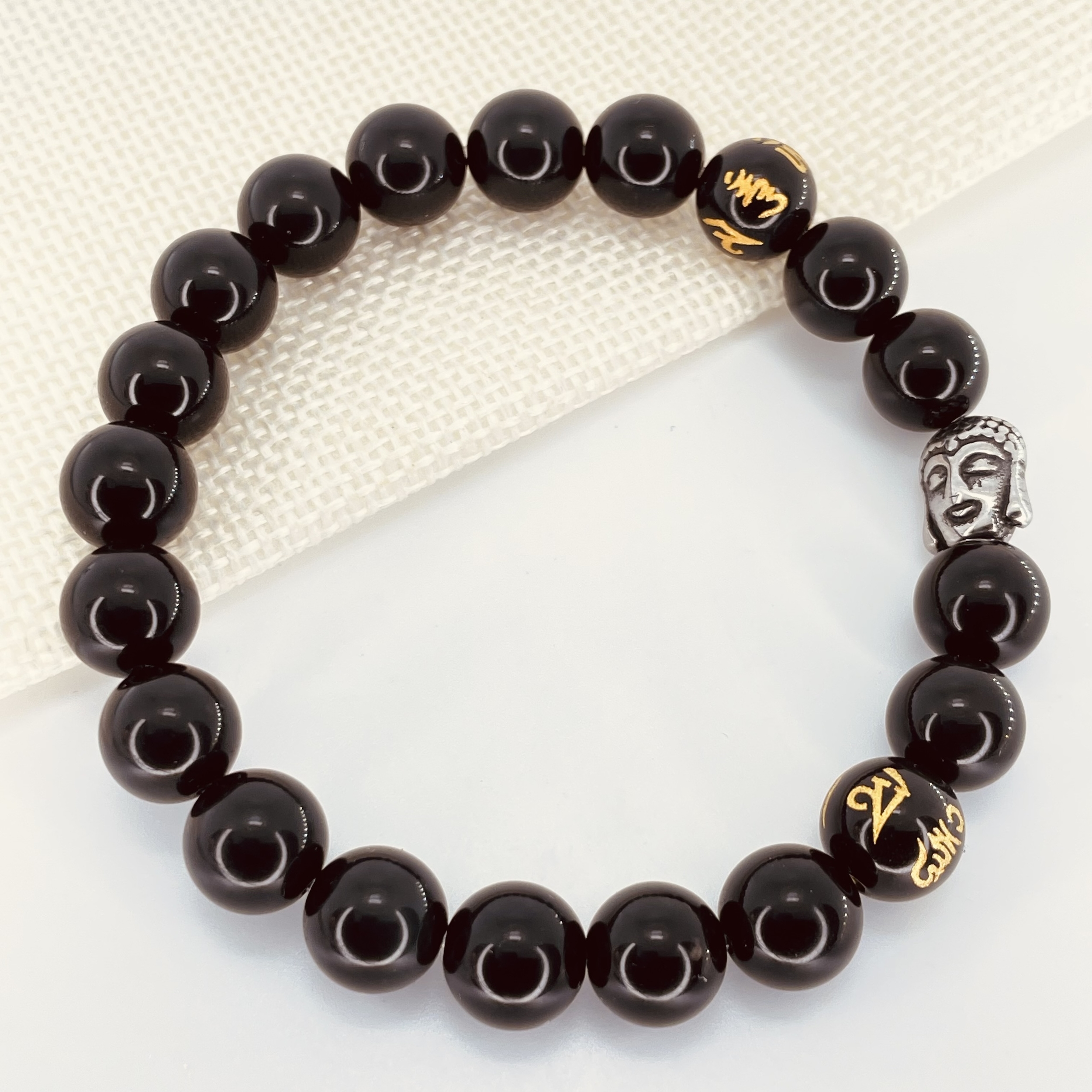 Bracelet perles PROTECTION CELESTE collection Les hommes à l\'affiche