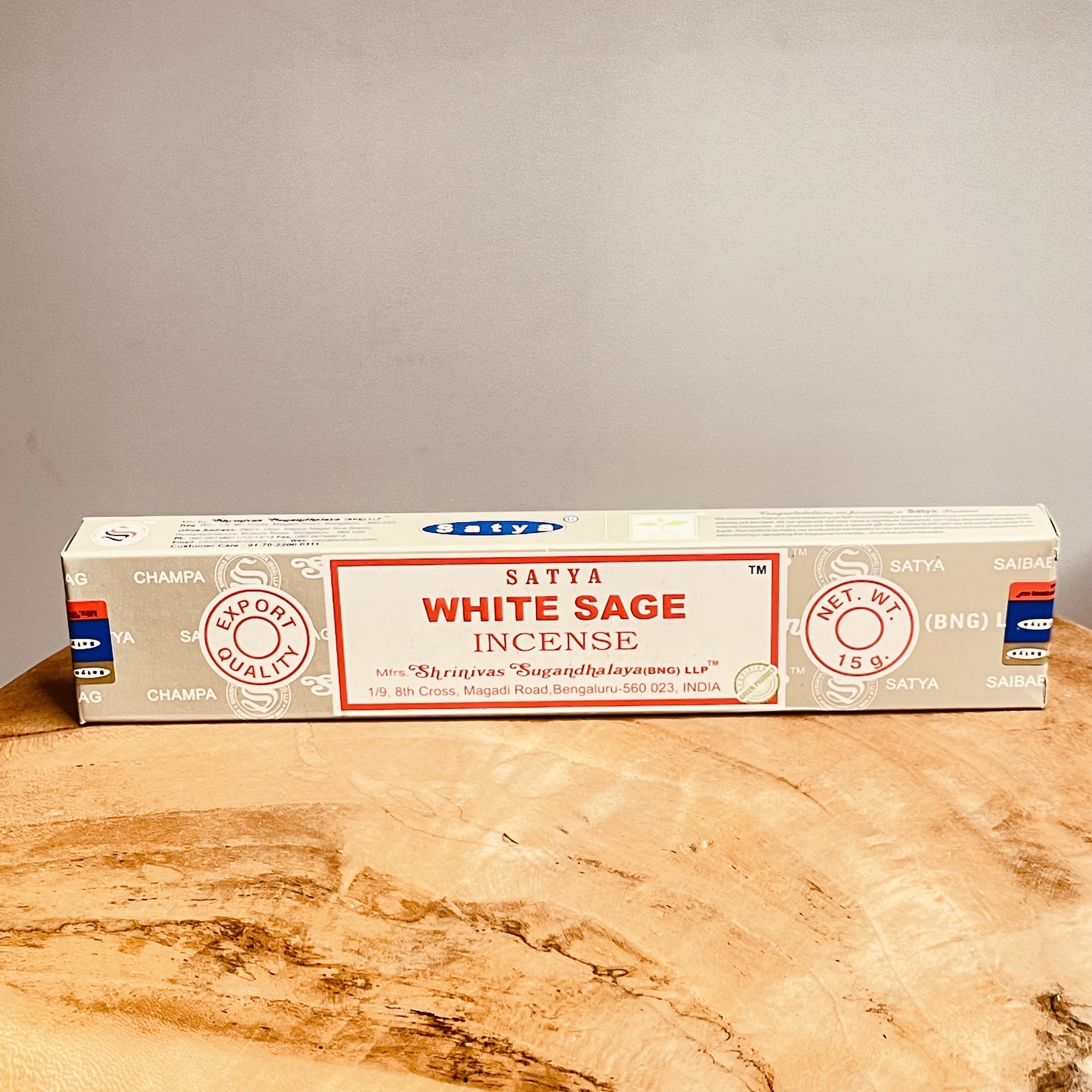 Encens Satya White Sage Incense paquet de 15gr