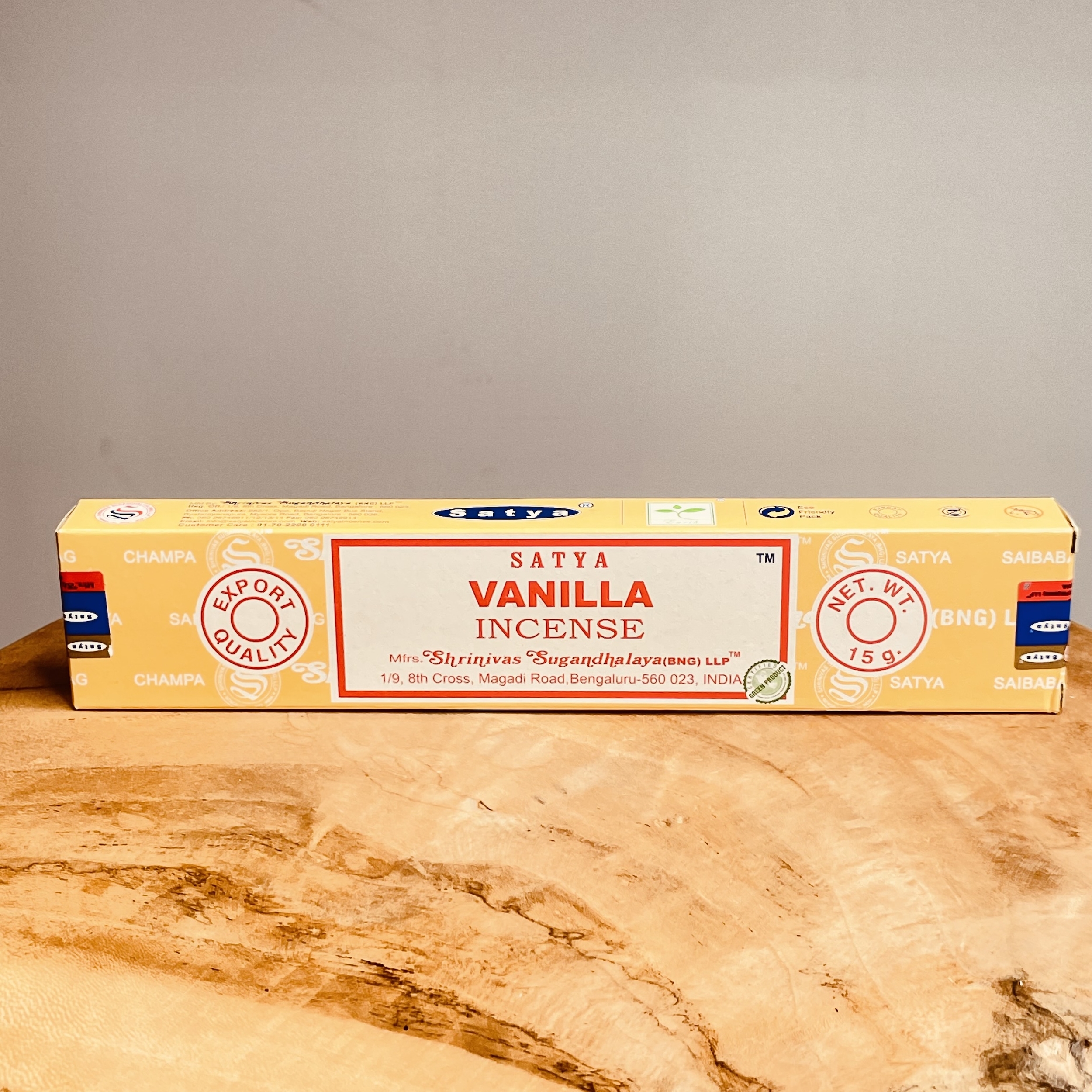 Encens Satya VANILLA Incense paquet de 15g