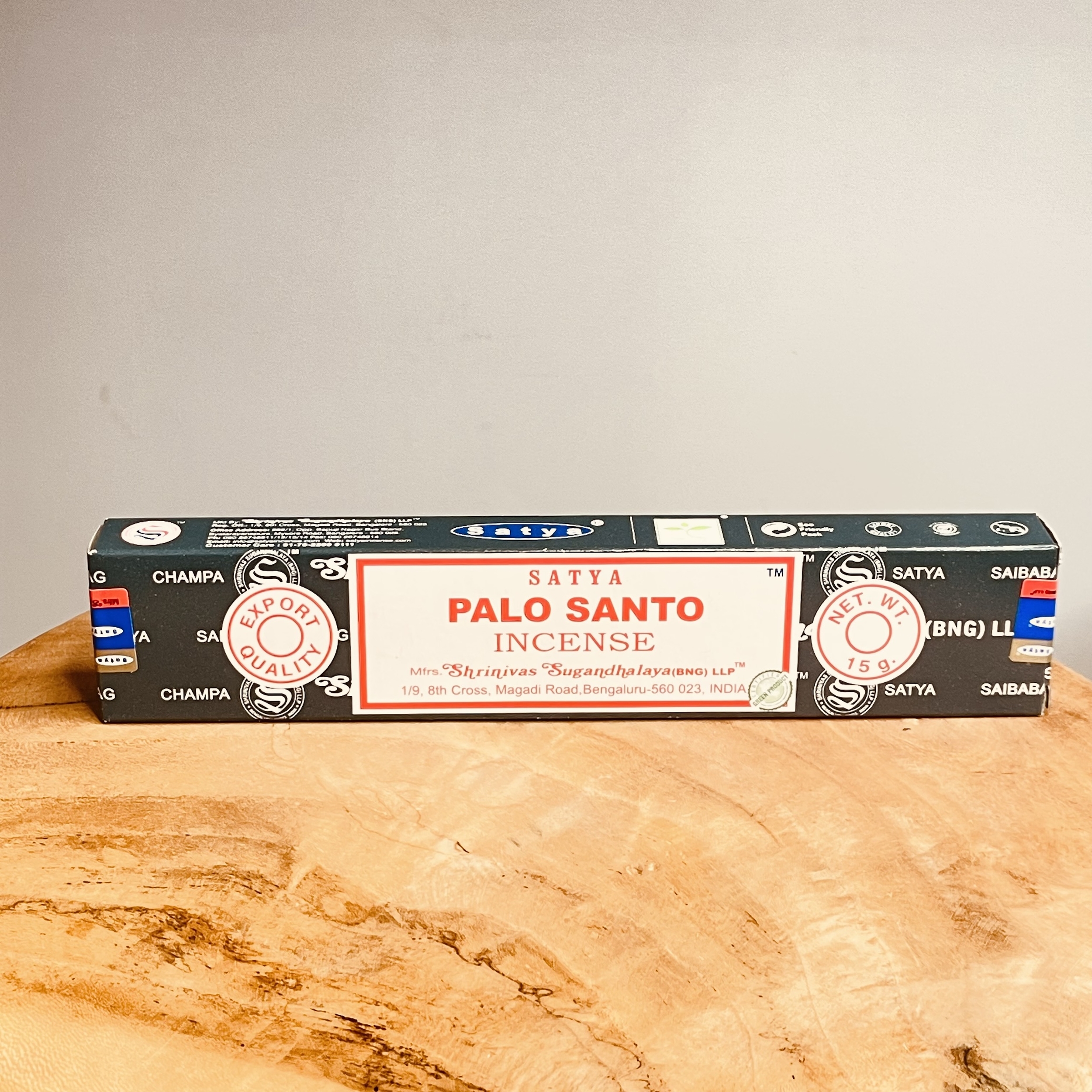 Encens Satya PALO SANTO Incense paquet de 15g