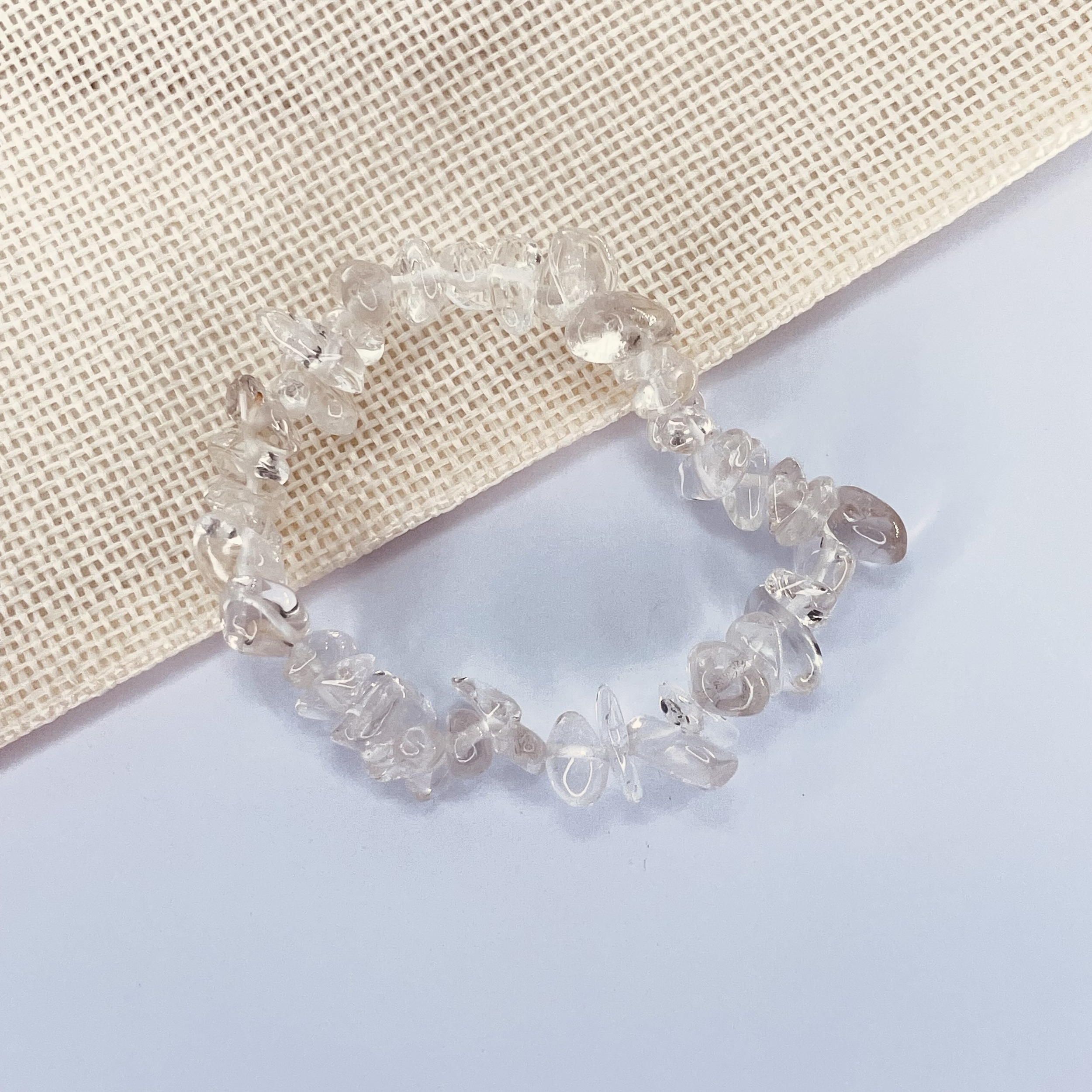 Bracelet Baroque Quartz Blanc