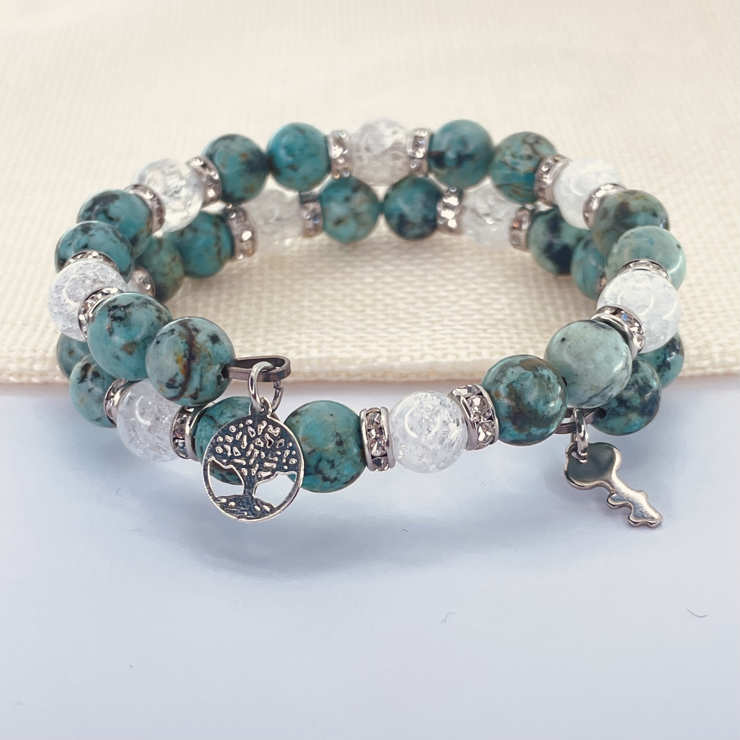 BRACELET-TURQUOISE-DOUBLE-BIS-PIERRES-DU-MONDE-VOSGES