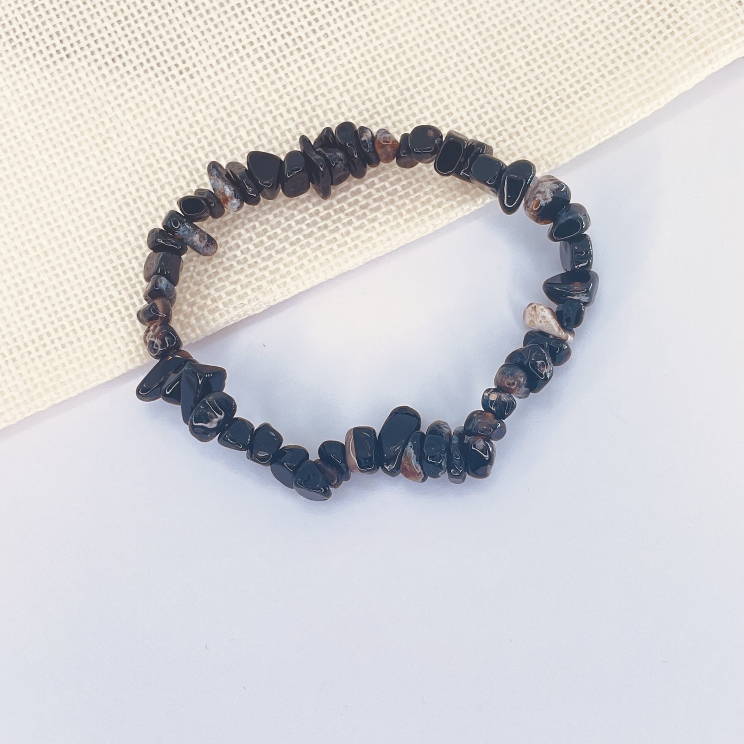 Bracelet Baroque Tourmaline en pierre naturelle