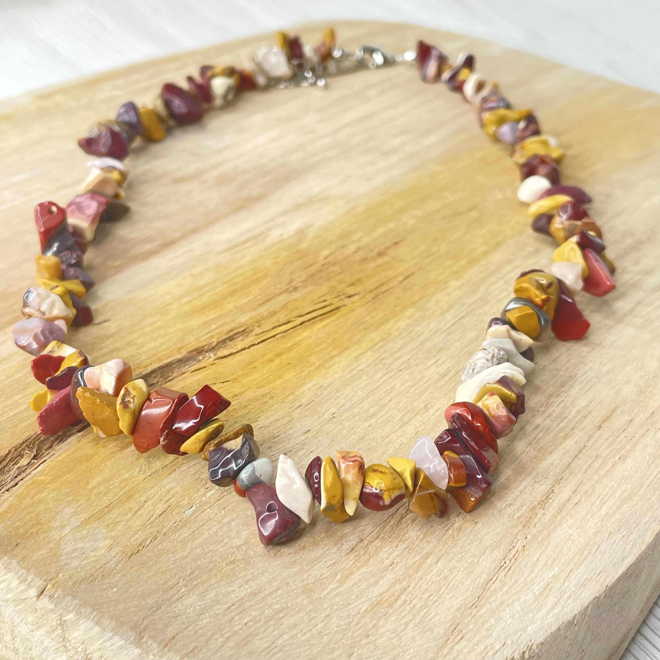 COLLIER-MOKAITE-BAROQUE-PIERES-DU-MONDE-VOSGES