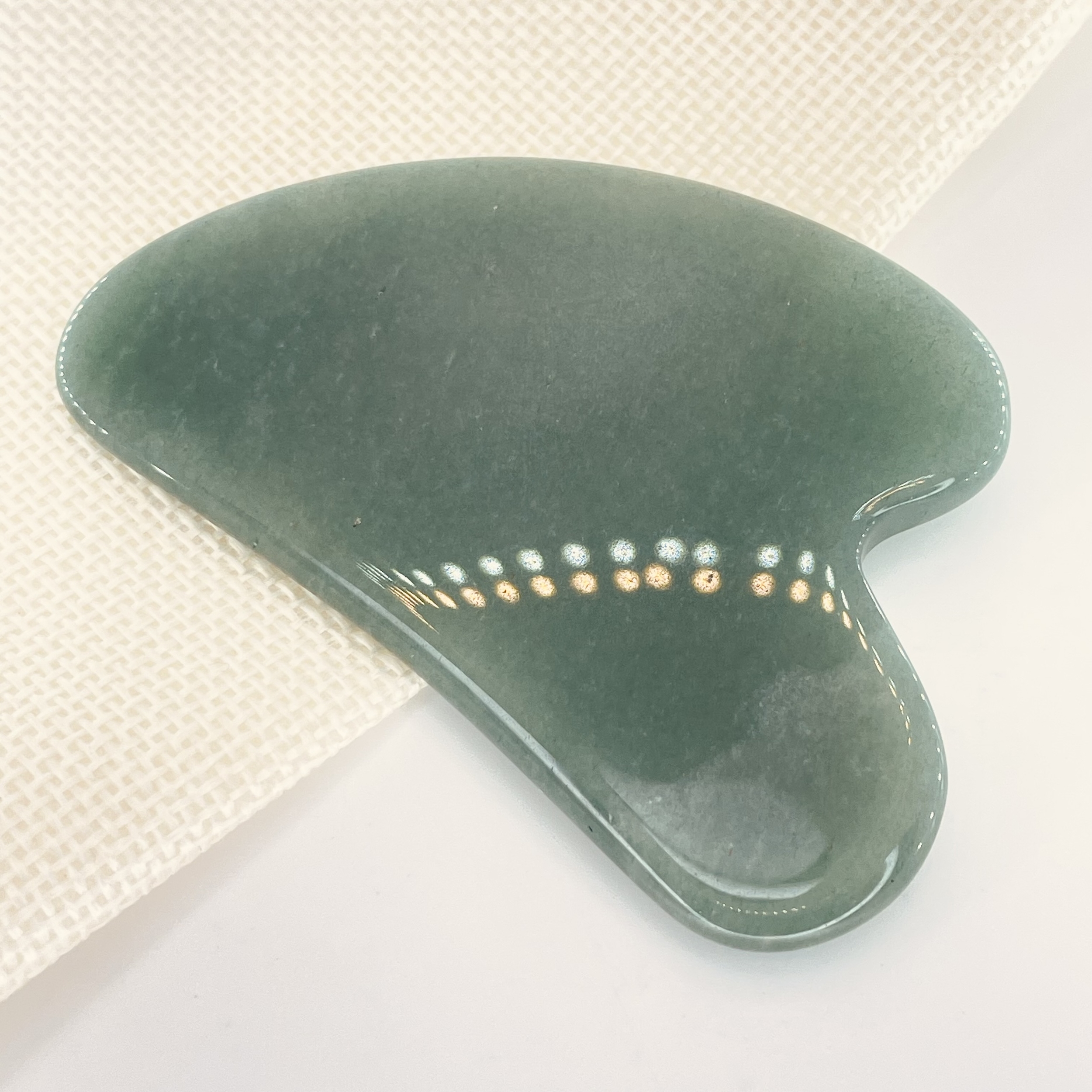 Gua sha Aventurine en pierre naturelle