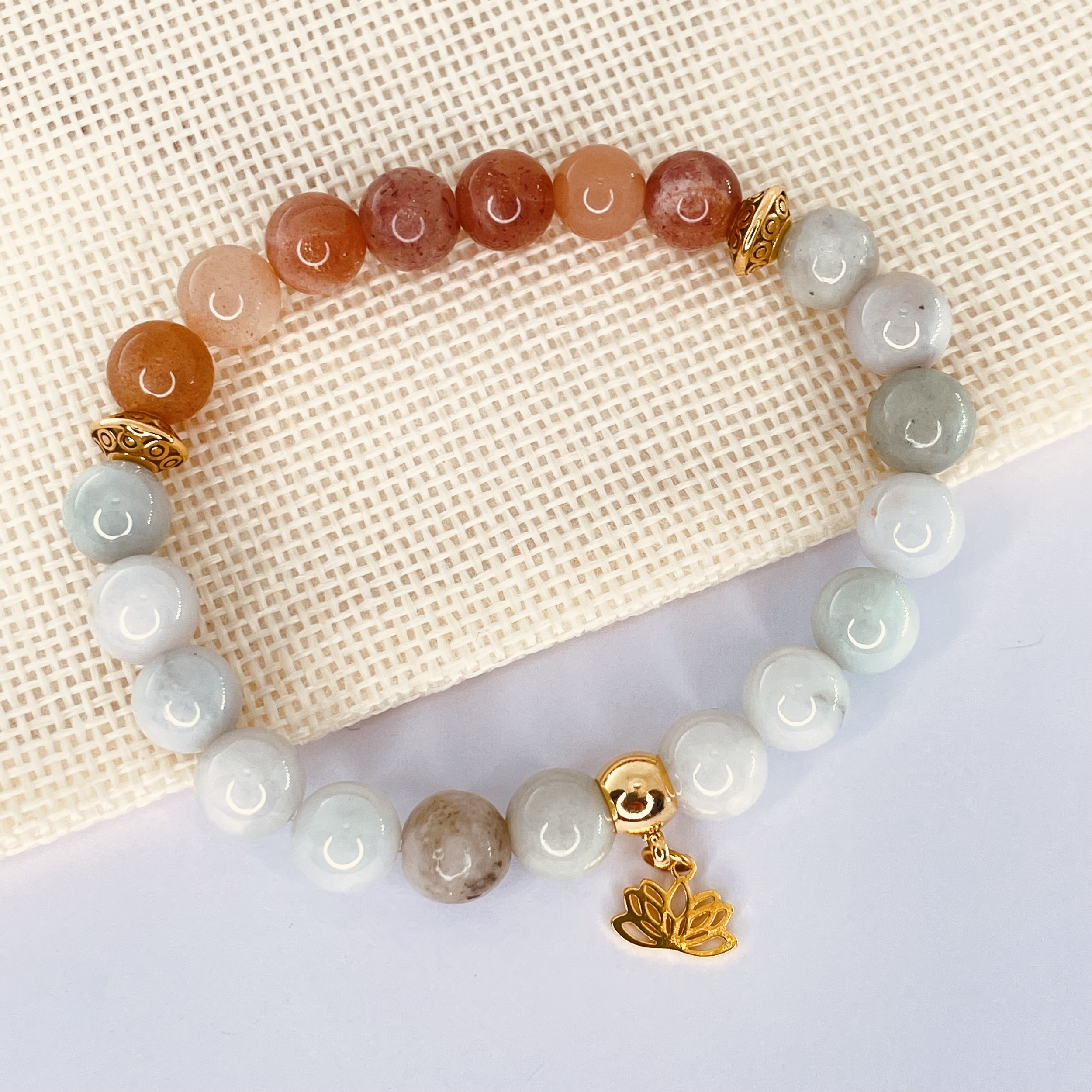 Bracelet perles naturelles ENERGIE NOUVELLE- Collection HIVER