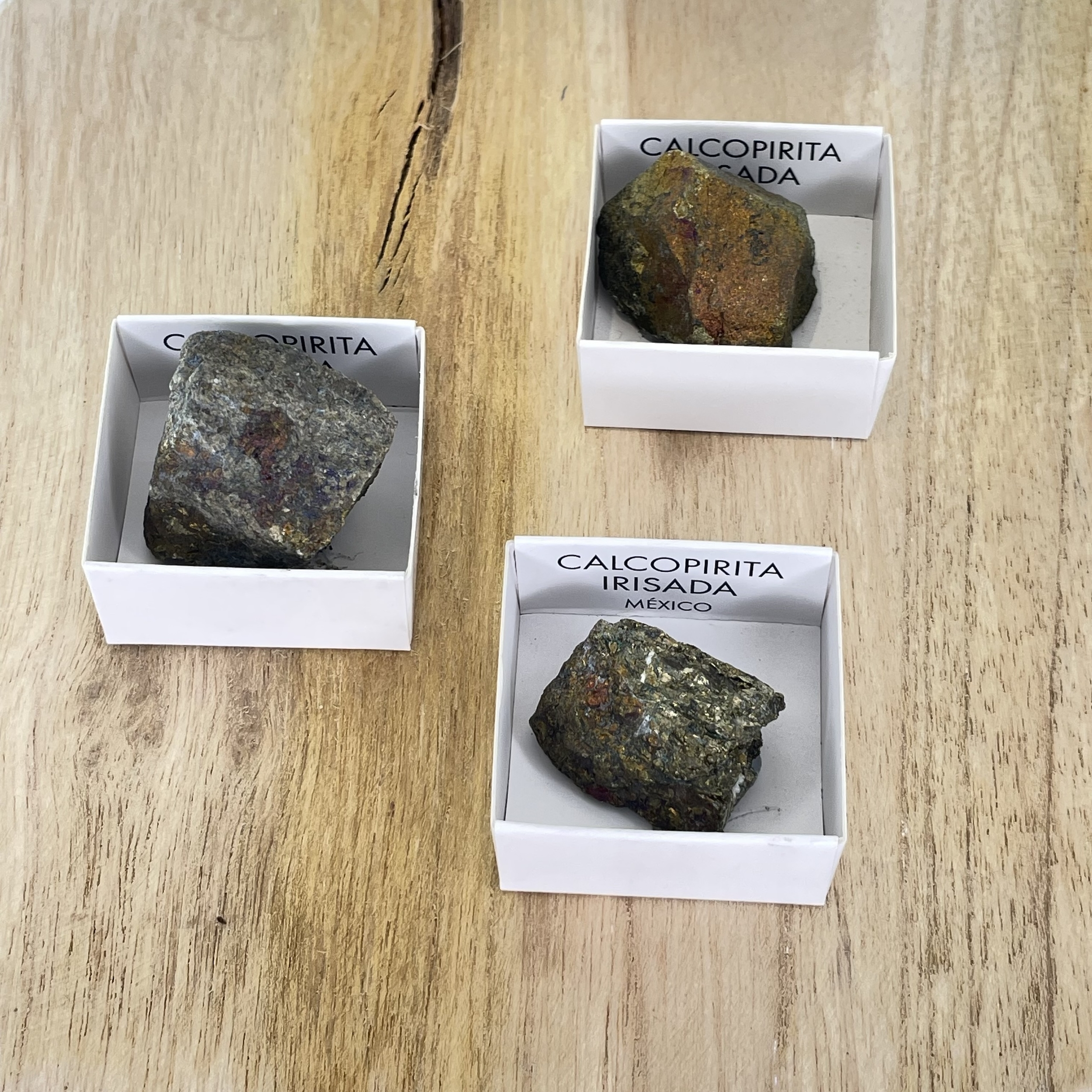 Pierre Brut De Collection Chalcopyrite Irise