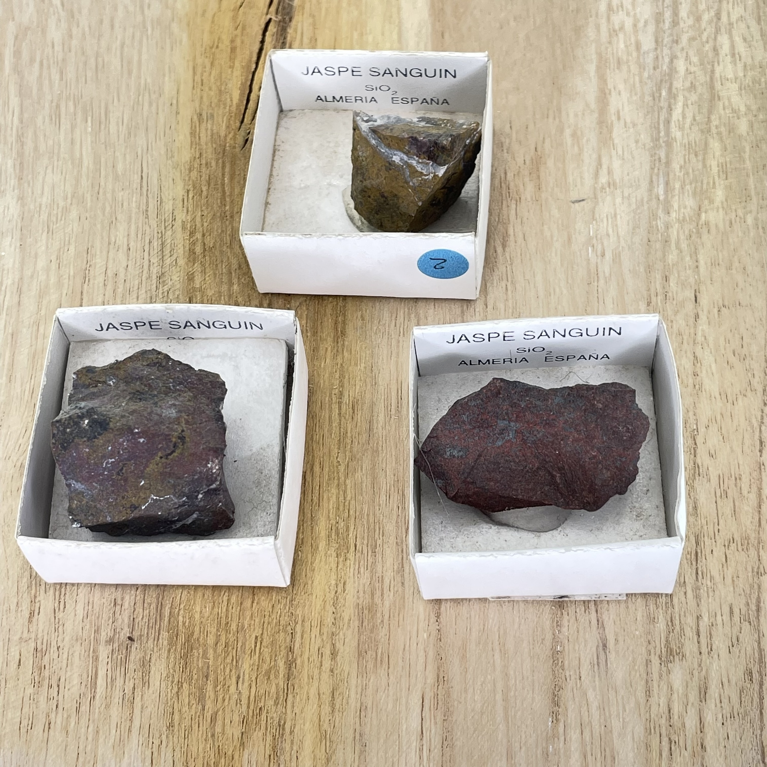 Pierre Brut De Collection Jaspe Sanguin (héliotrope)