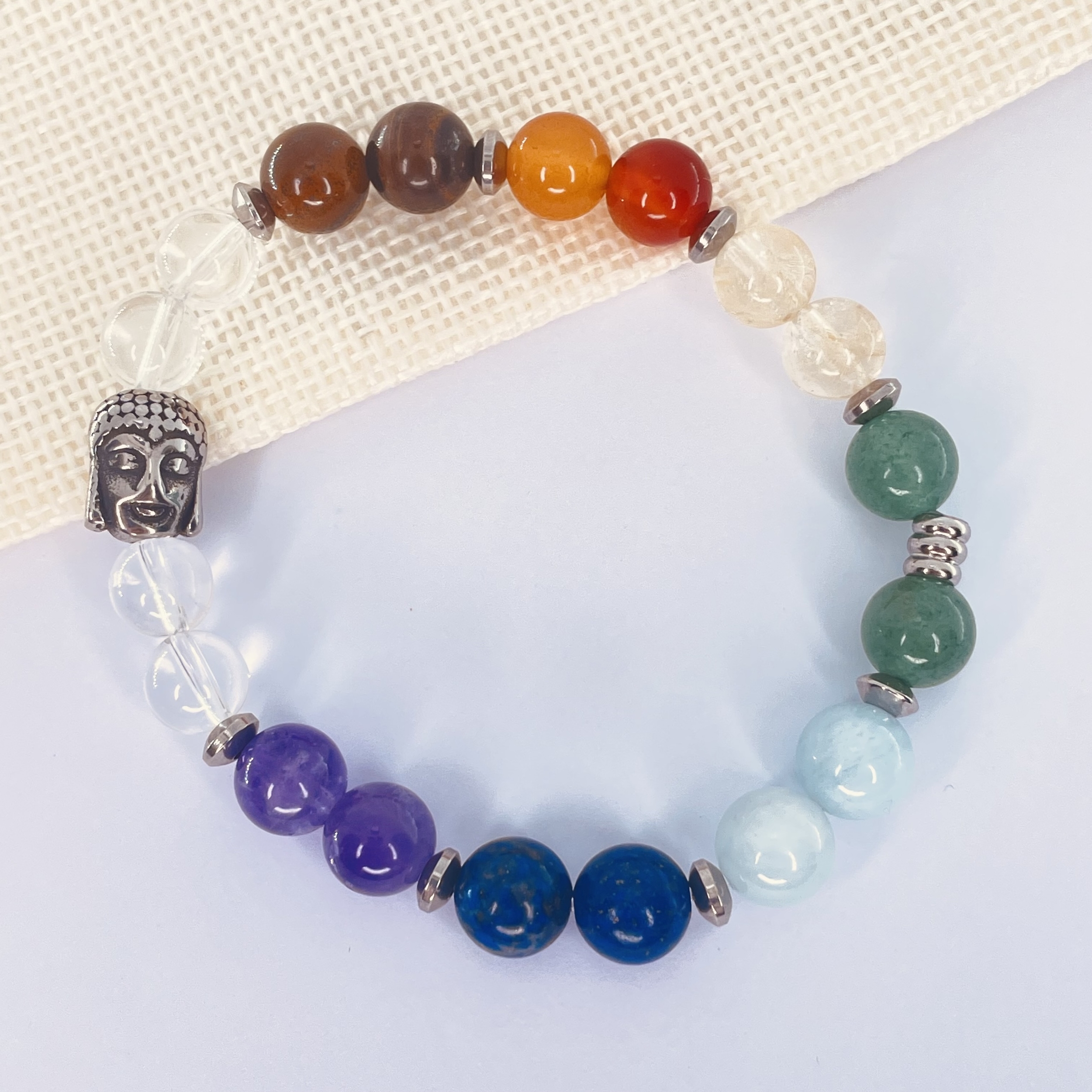 Bracelet perles 7 chakras collection douceur de vivre