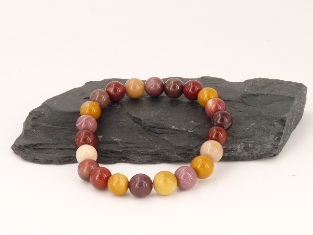 Bracelet Boule 8 mm Mokaite