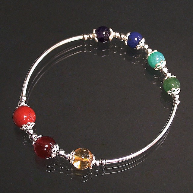 bracelet-7-chakra-argent-0925-aventurine-amazonite-sodalite-jaspe-rouge-cornaline-citrine-pierres-du-monde-1