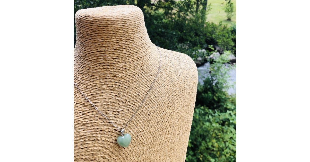 Pendentif en pierre naturelle - Arbre de vie - Améthyste - Aventurine