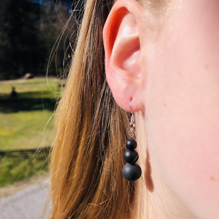 Plug D'oreille En Pierre œil De Tigre - Pierre Naturelle, Style Flare Avec Joint Torique - Tailles 4G à 11/16"