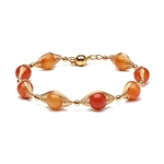 BRACELET-DORE-CORNALINE-PIERRES-DU-MONDE-VOSGES