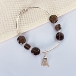 BRACELET-QUARTZ-FUME-ARGENT-PIERRES-DU-MONDE-VOSGES