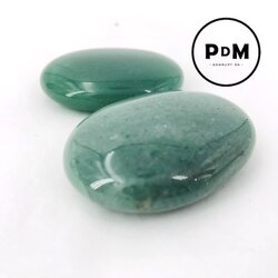 Pendentif Cœur En Aventurine Verte – Pierre Naturelle œil De Chat, 20 Mm, Alliage