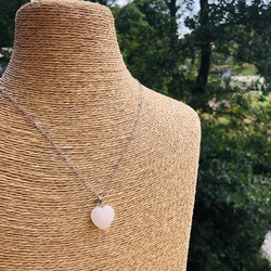 Pendentif Quartz Rose En Forme De Goutte D'eau • Mon Pendentif