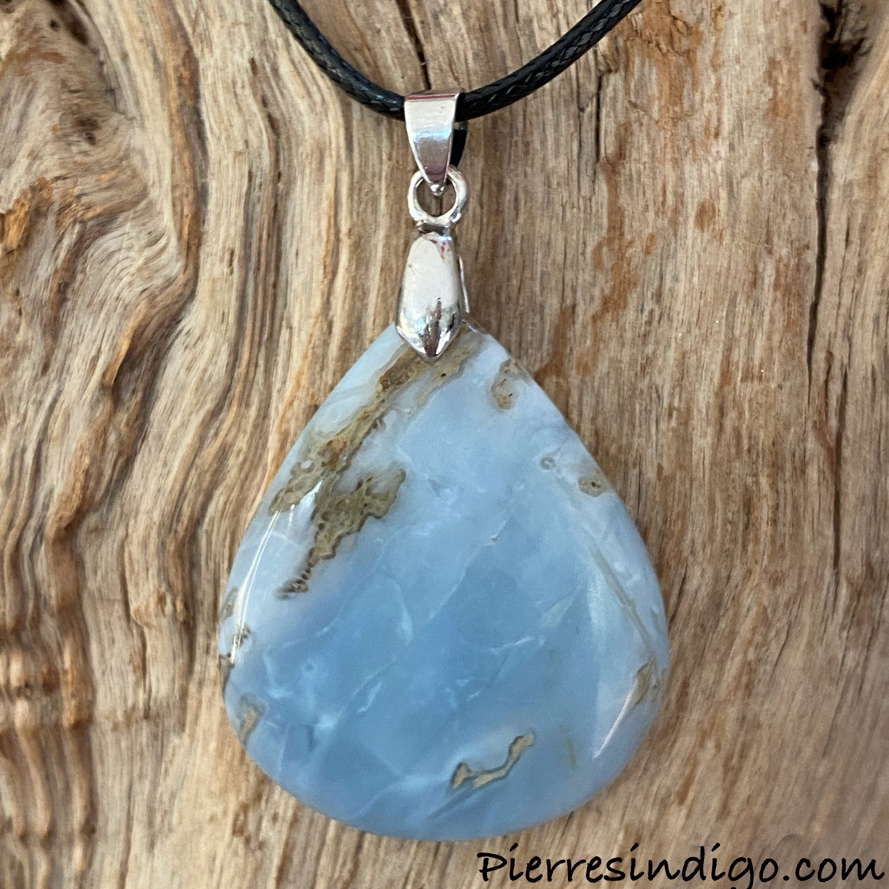 Pendentif Opale Owyhee, bélière argent 925