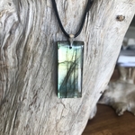 pendentif labradorite, beliere argent 925