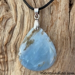 Pendentif Opale Owyhee, bélière argent 925
