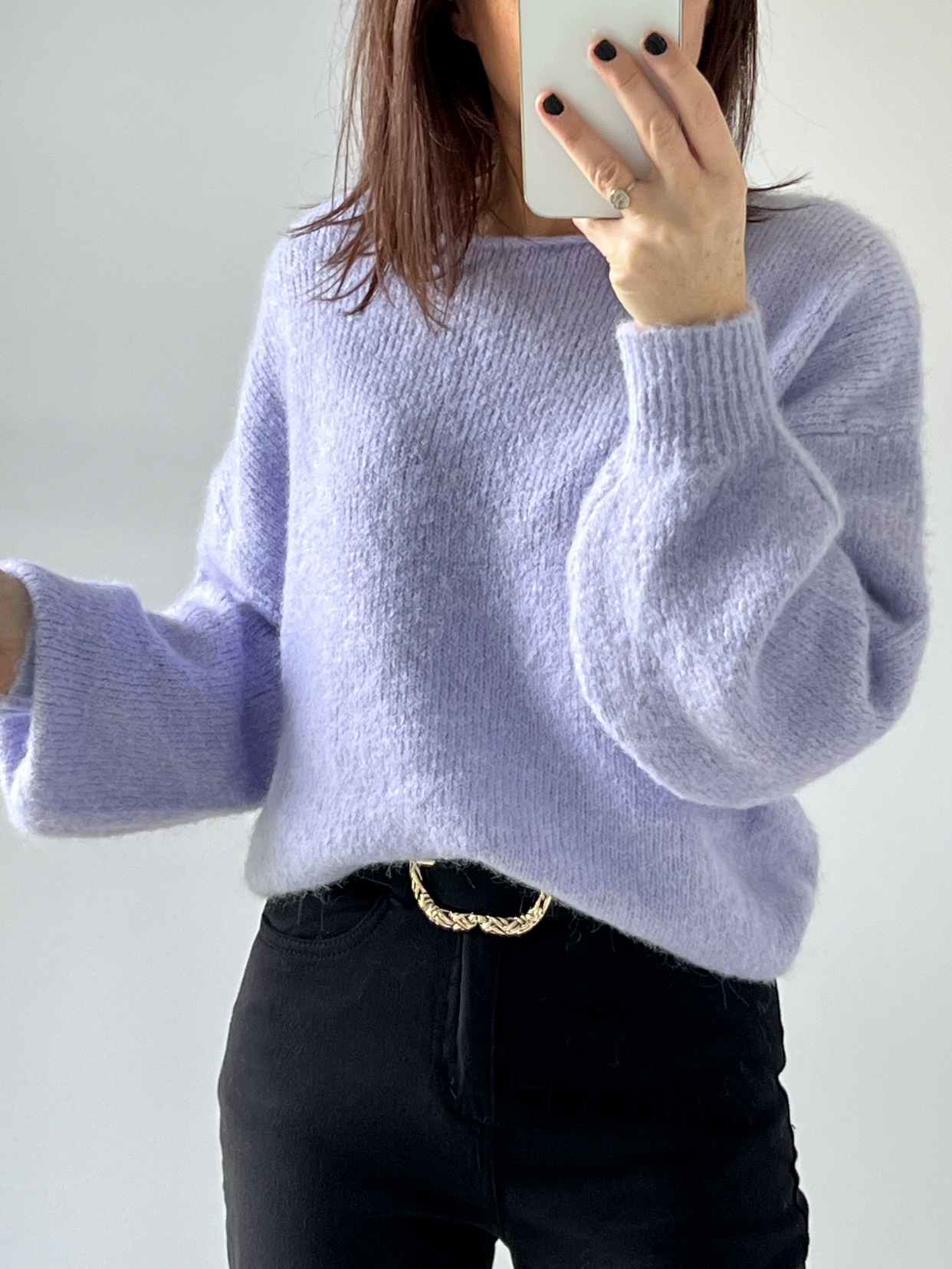 le pull Clem lilas -1