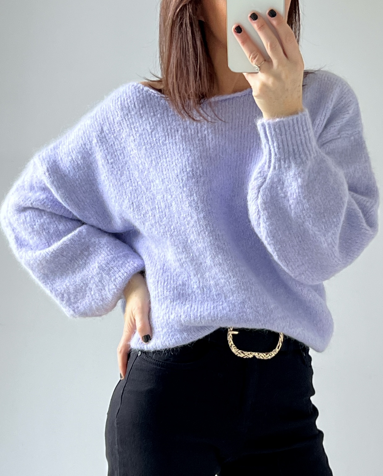 le pull Clem lilas -4