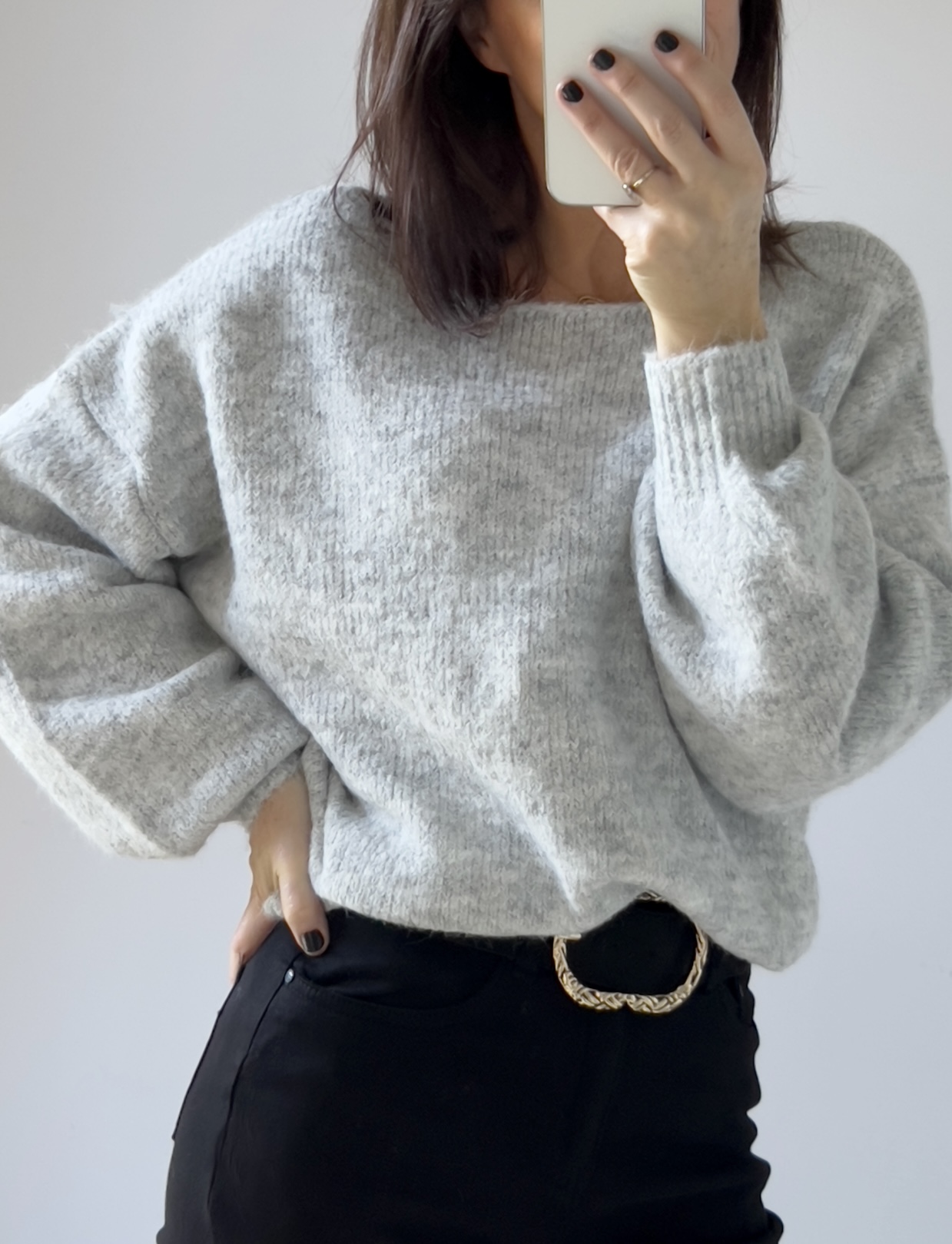 le pull Selim gris -5