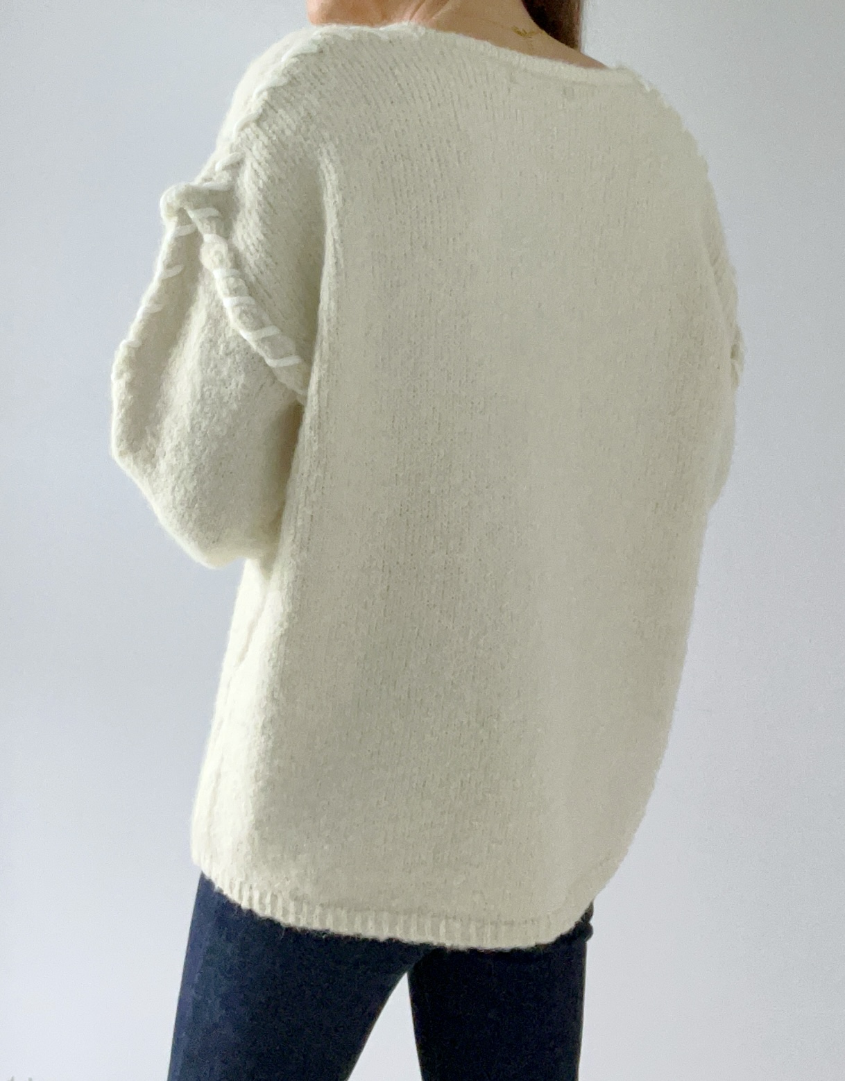 le pull leon beige -8