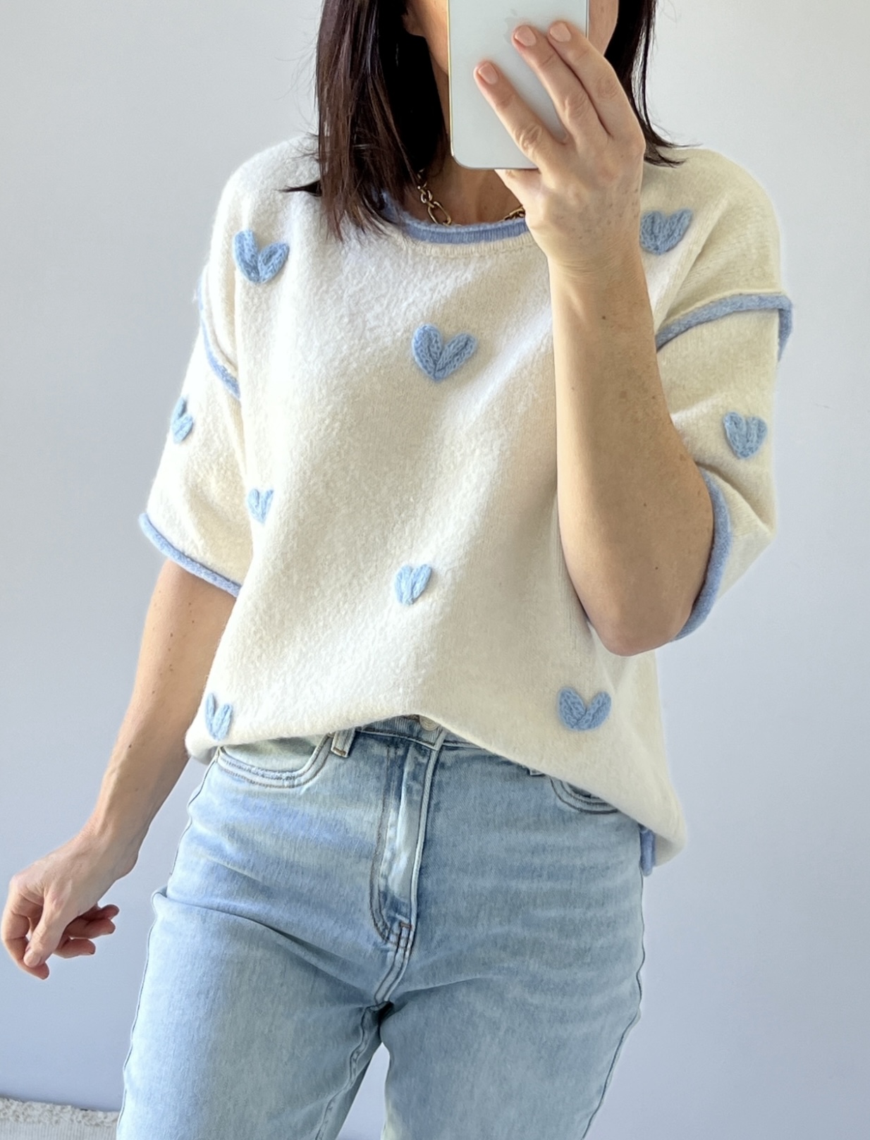 le pull louisy bleu -4