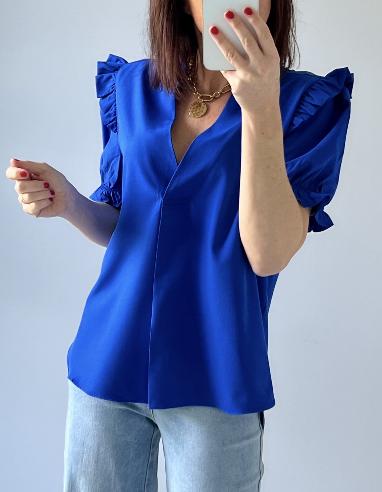 la blouse sandie bleue -5