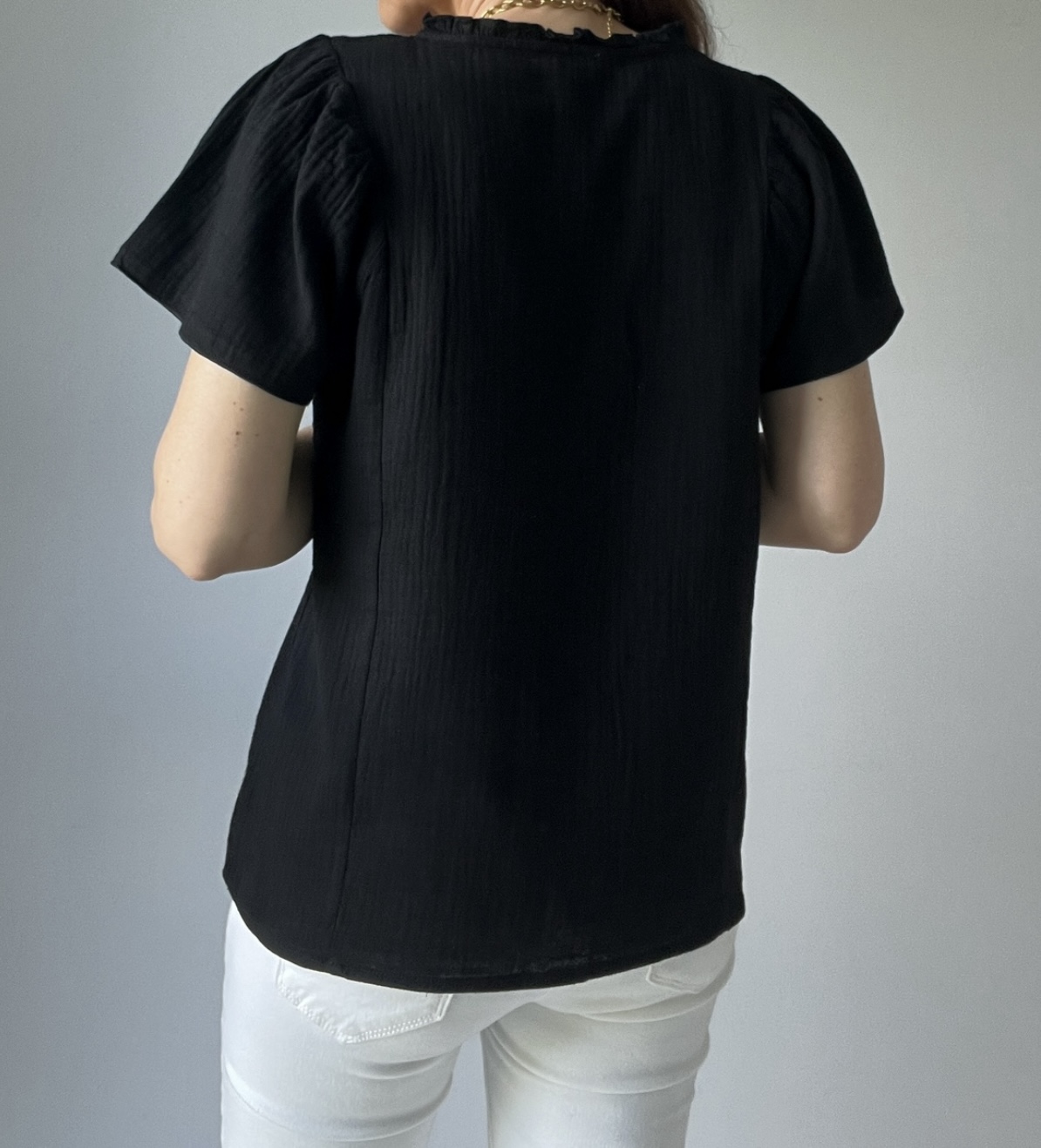 la blouse zoé noire  -7