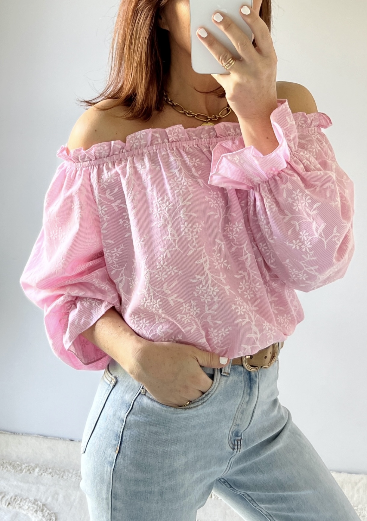 la blouse clara rose -1