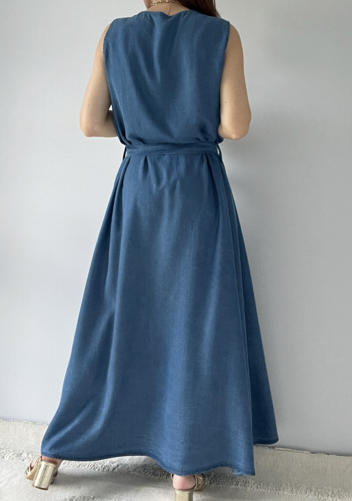 la robe solea bleu jean -6