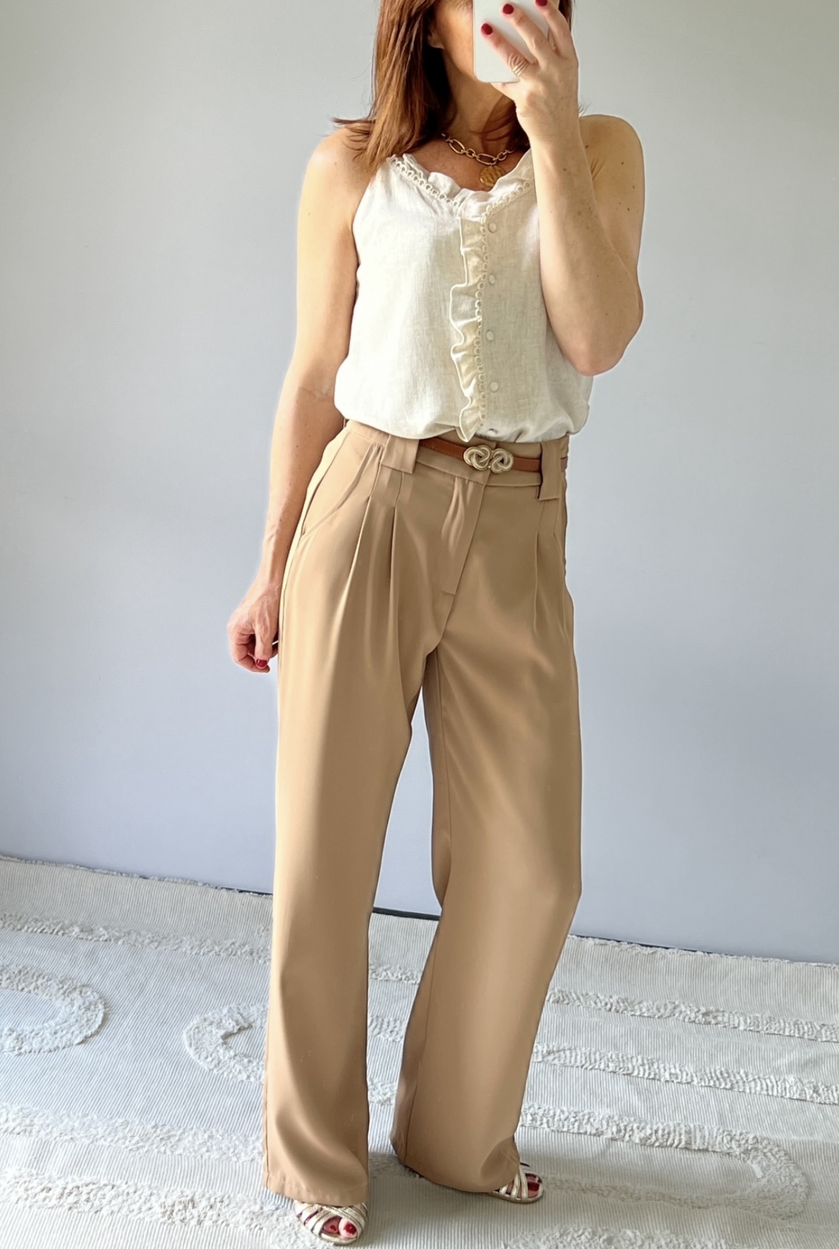 le pantalon edgar camel -1