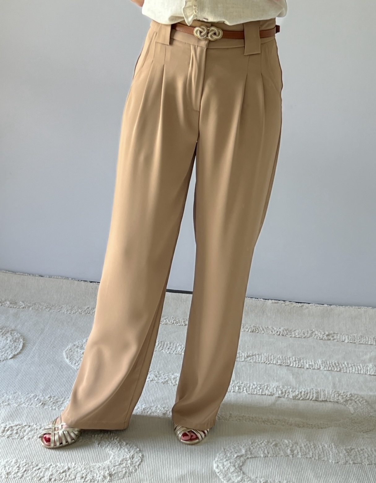 le pantalon edgar camel -2