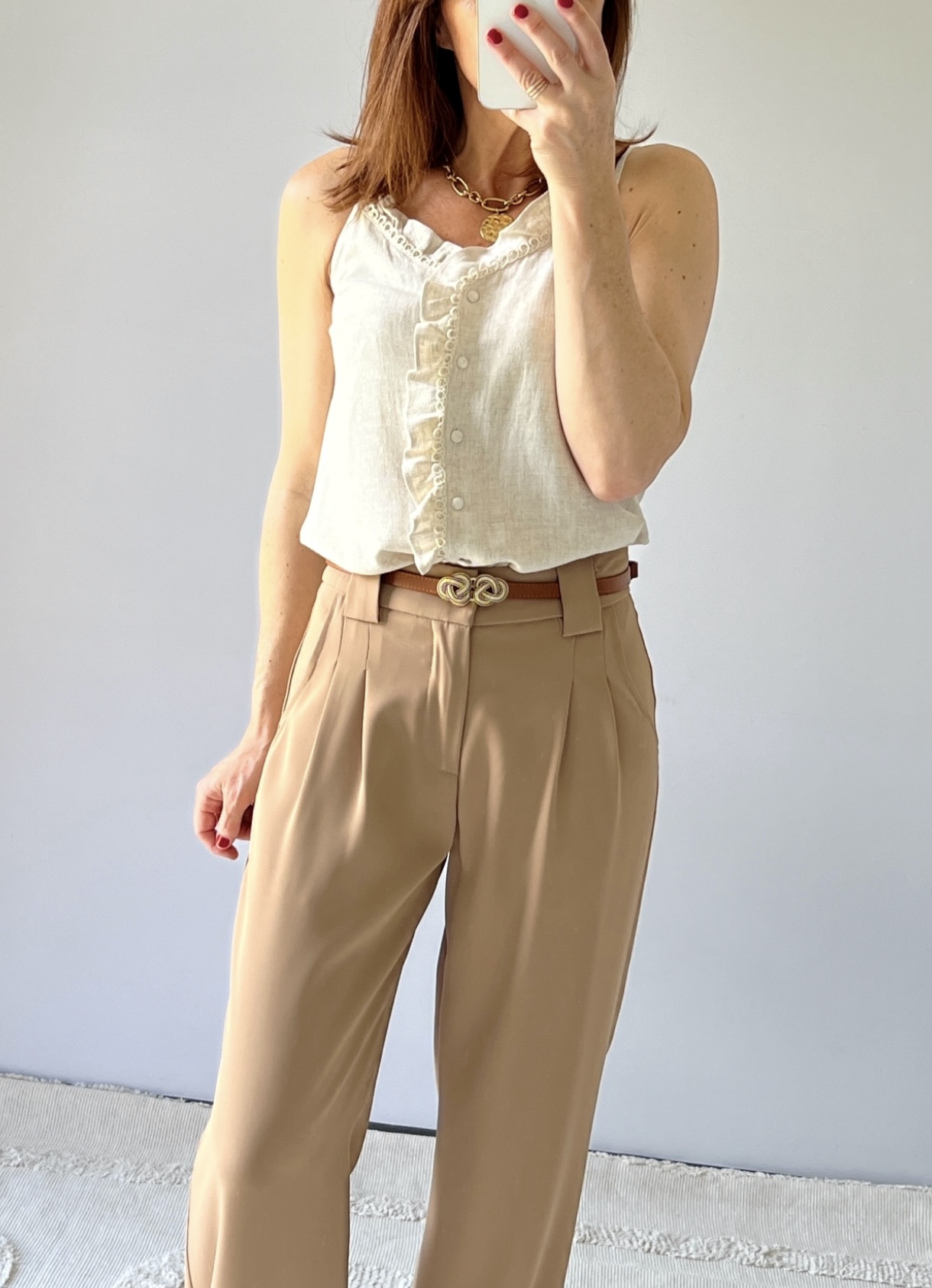 le pantalon edgar camel -4