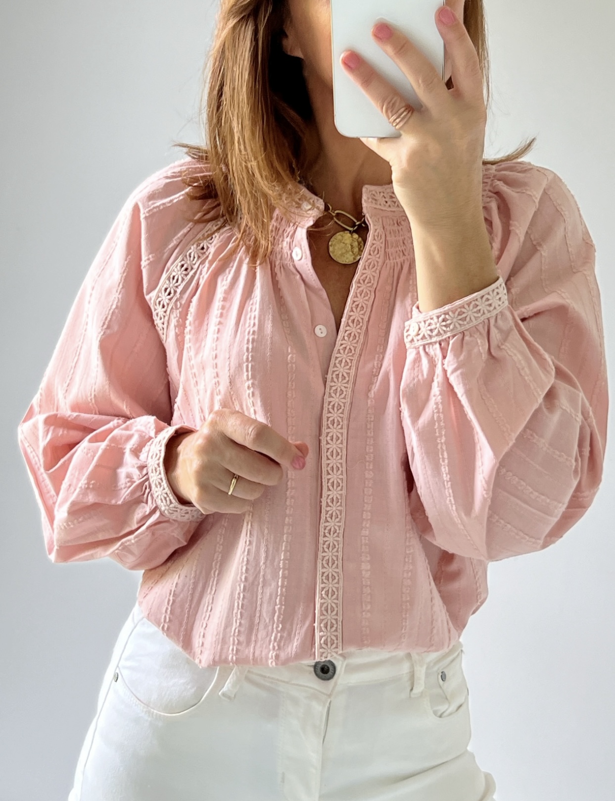 la chemise joyce rose -1