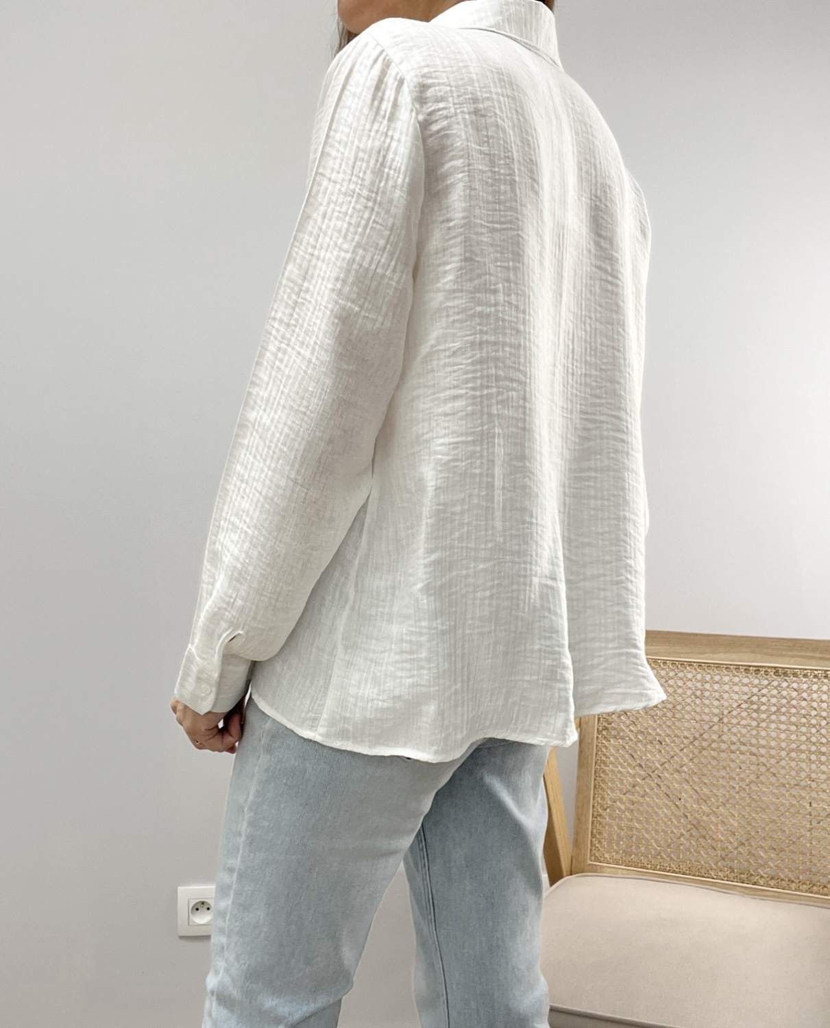 chemise femme Flore de dos