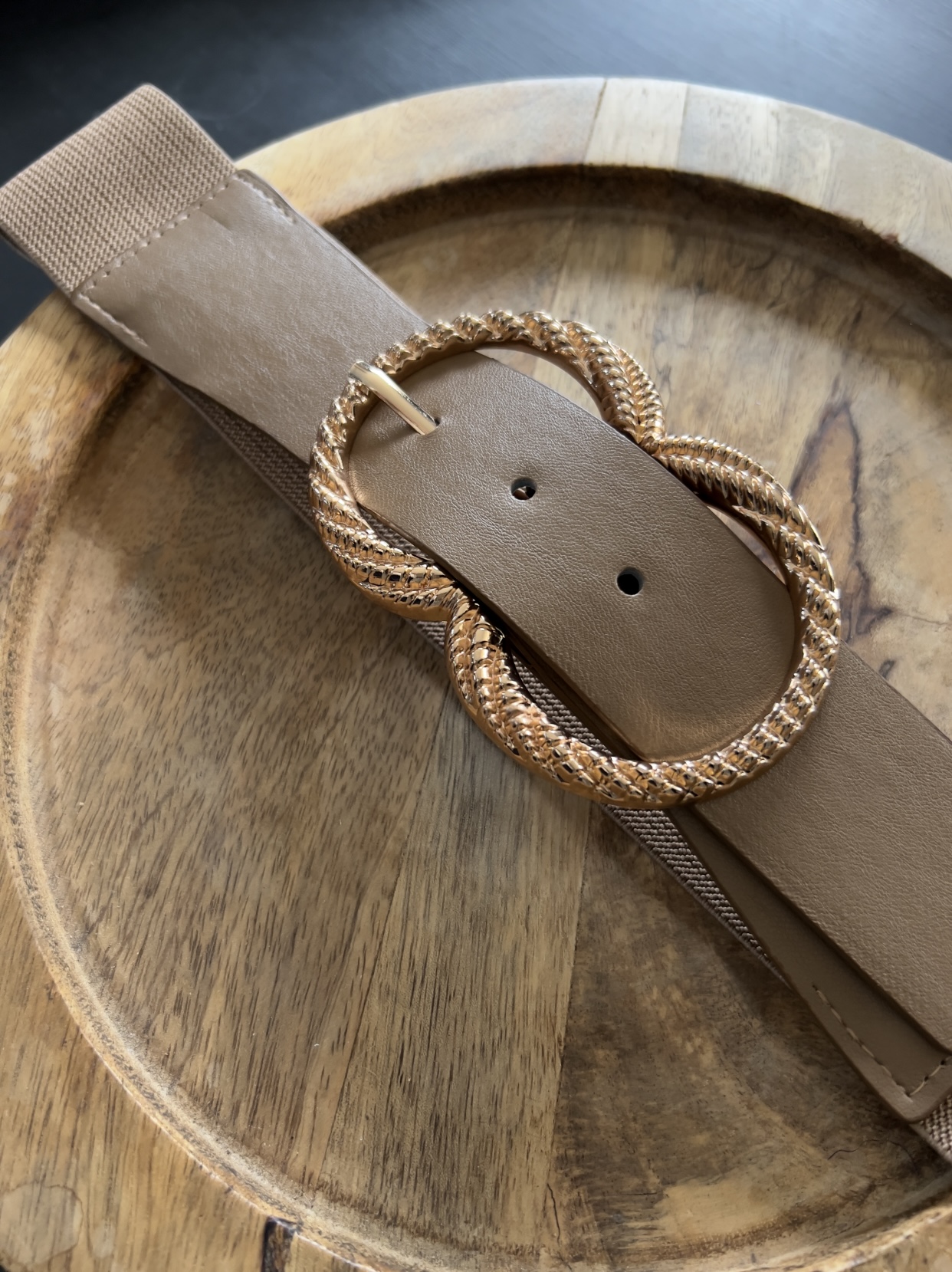 la ceinture almé taupe -1