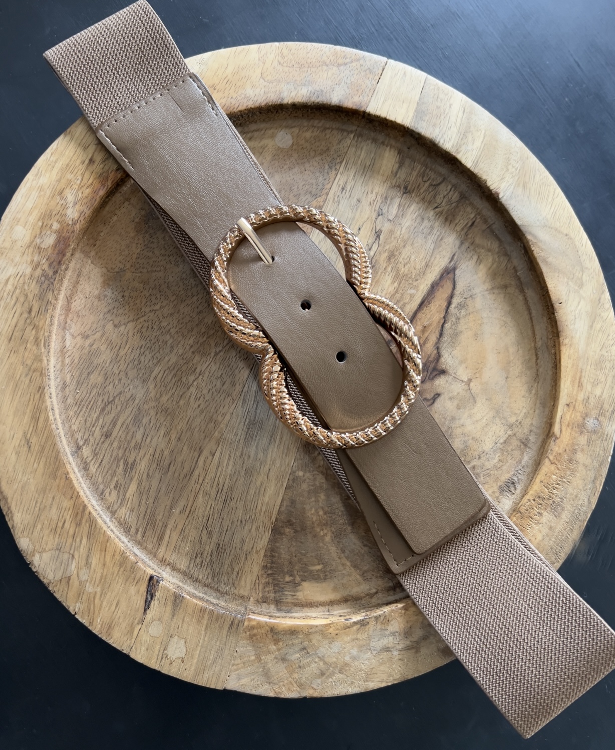 la ceinture almé taupe -3