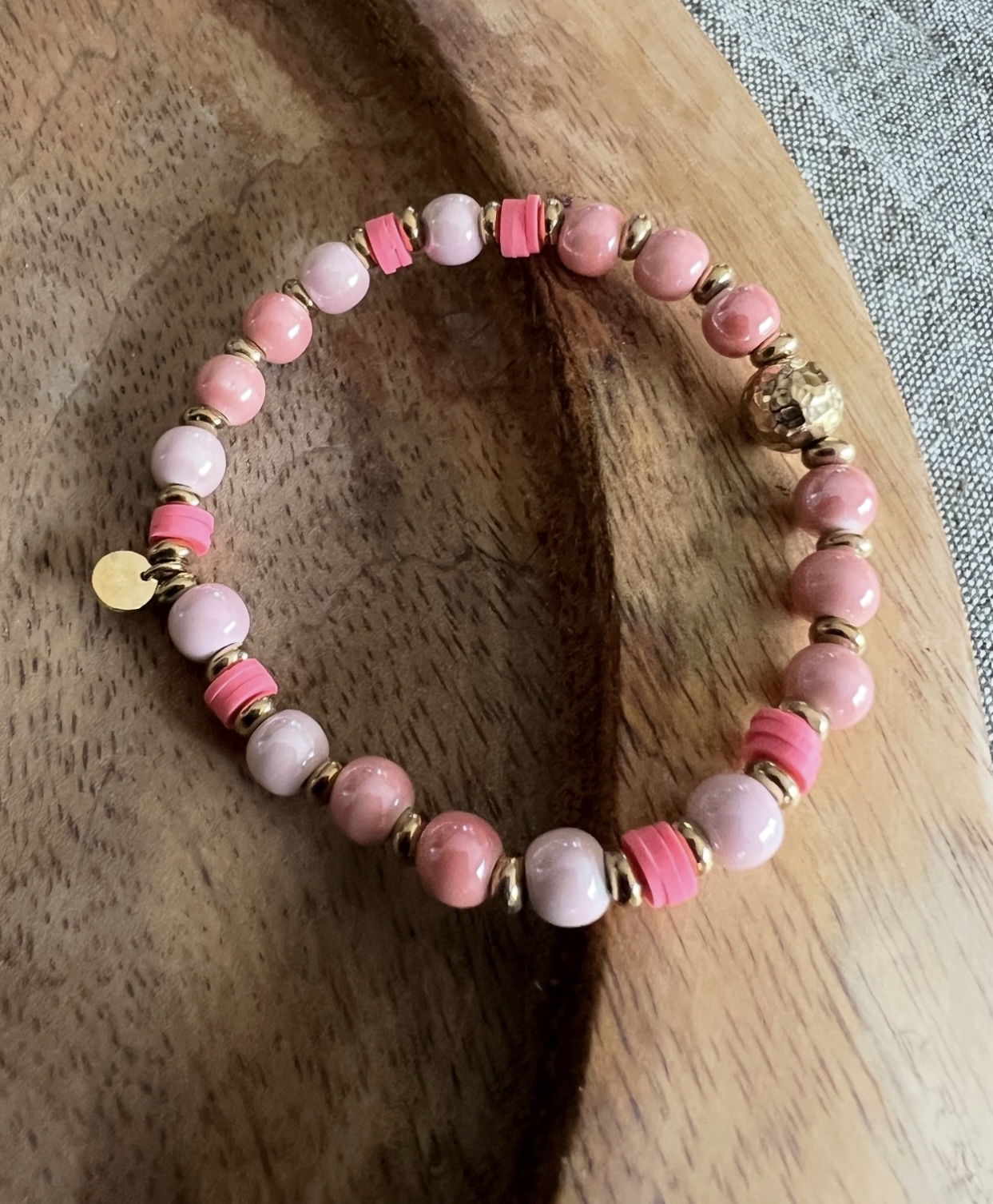 le bracelet tess rose -1