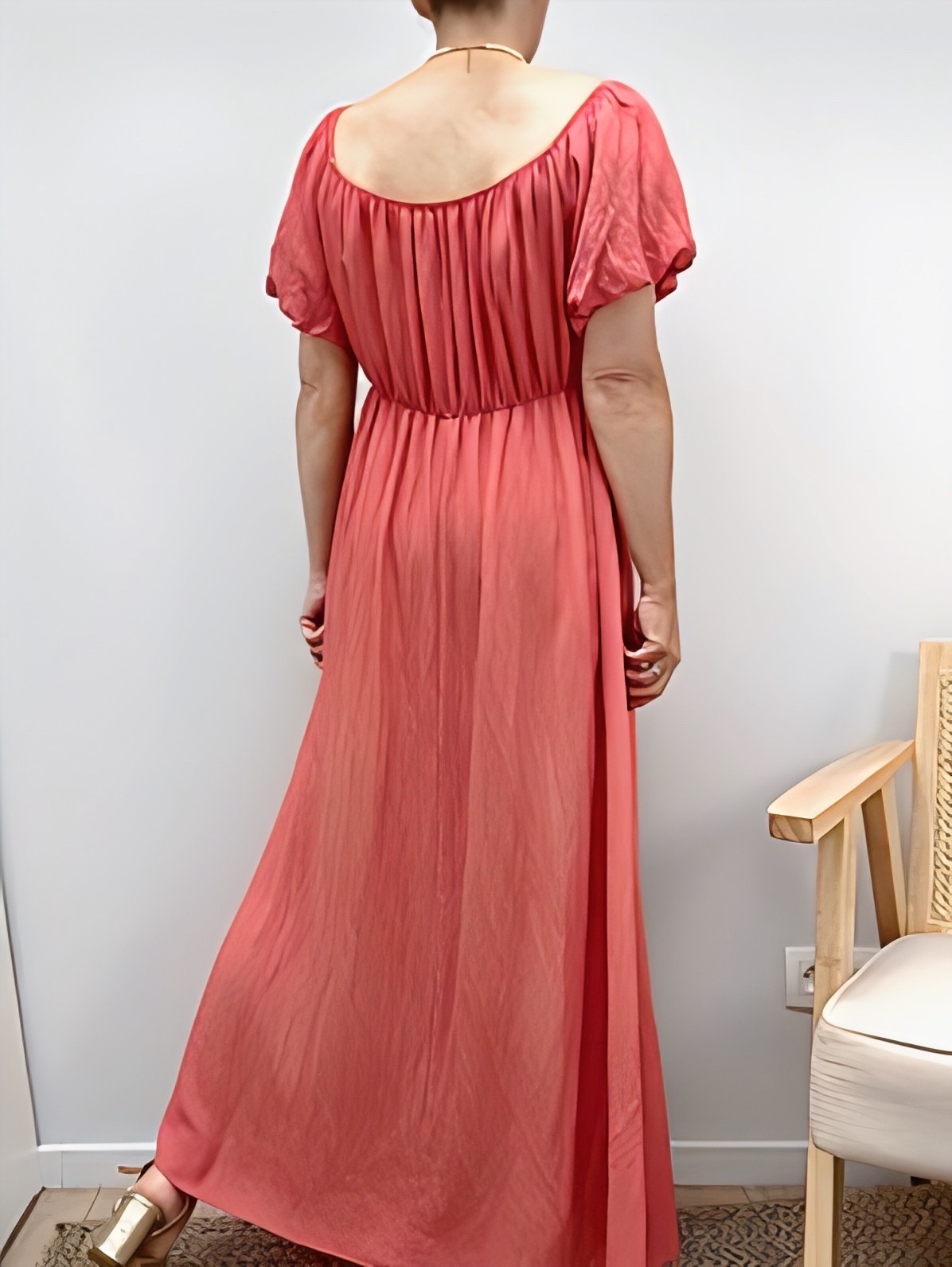 la robe loane terracota -5