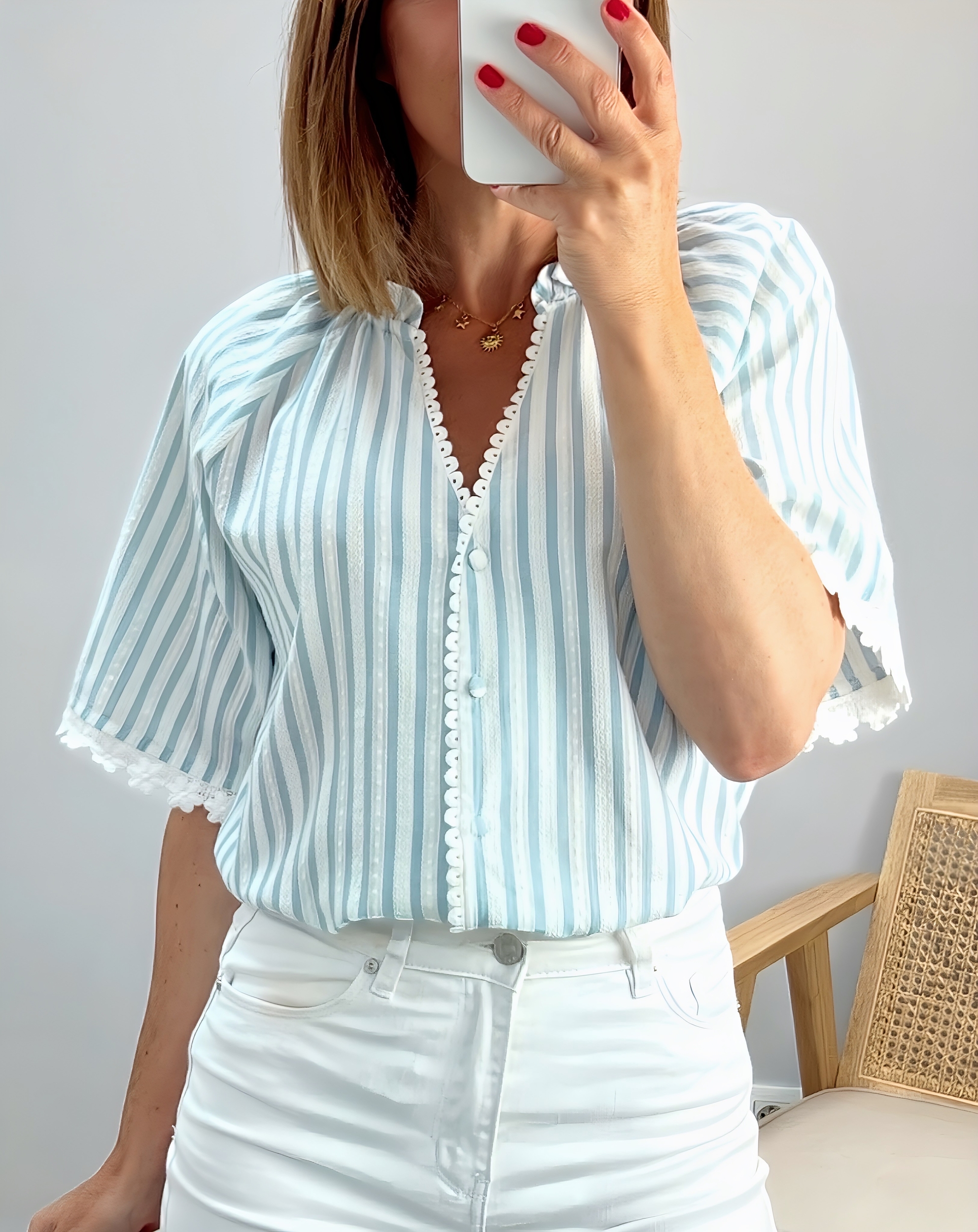 la blouse gladys celadon  -4