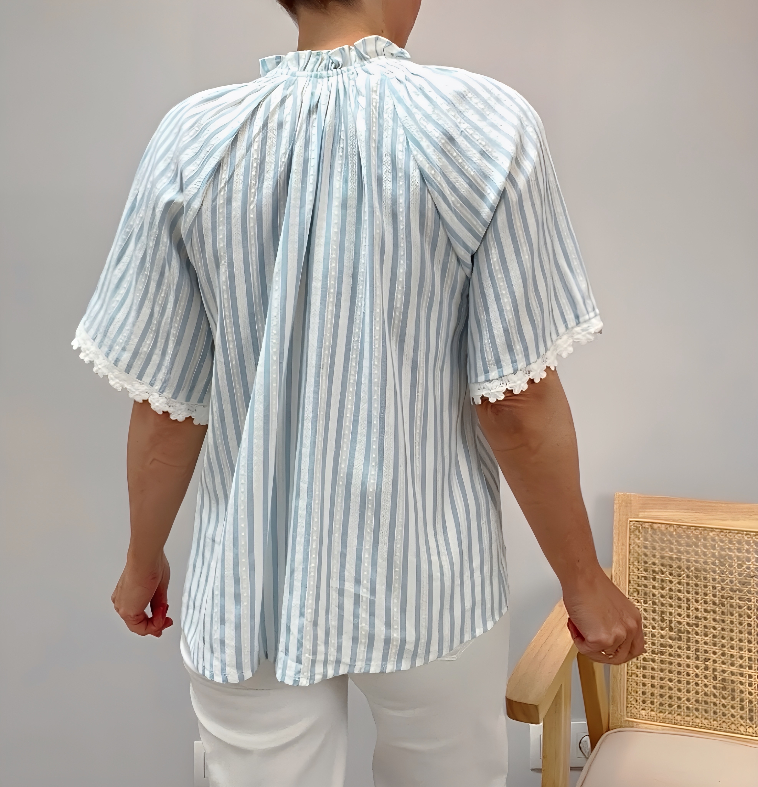 la blouse gladys celadon -7