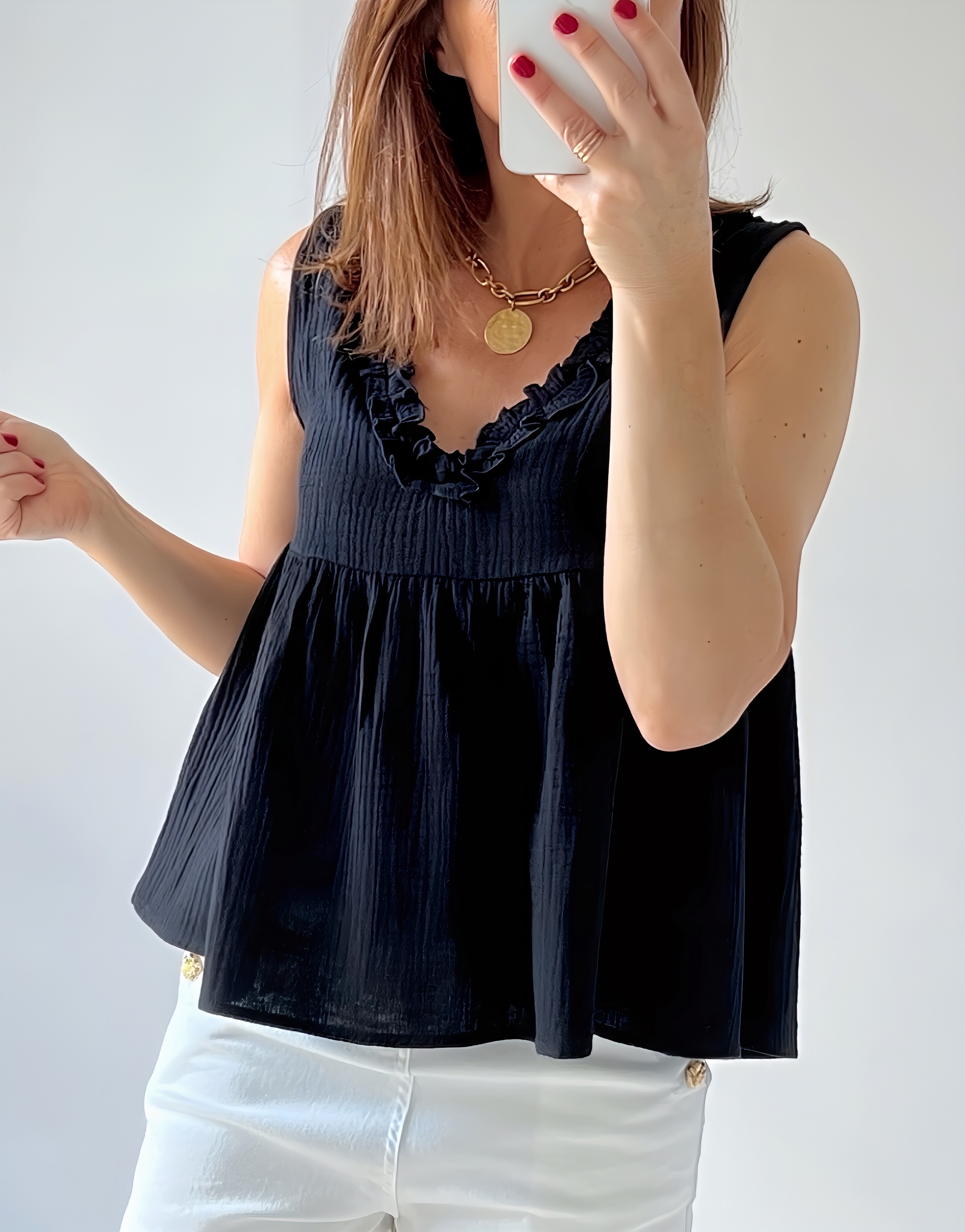 la blouse naomi noire -1